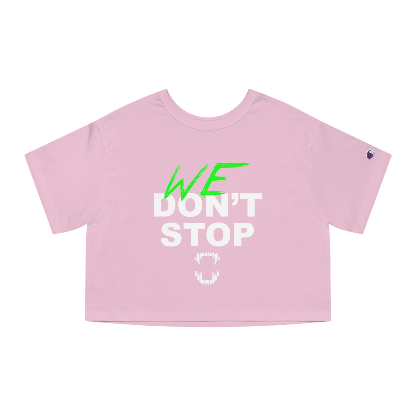 GFWP "We Don't Stop" Champion Women's Cropped T-Shirt