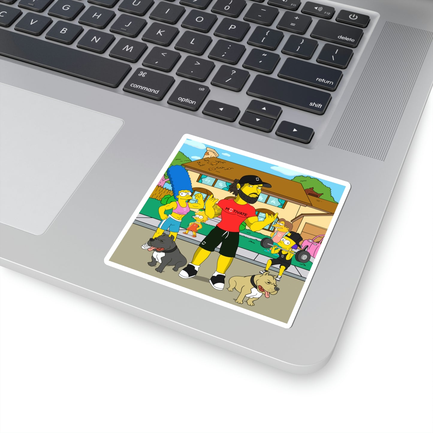 GFWP "Simpsonized" Cut Stickers