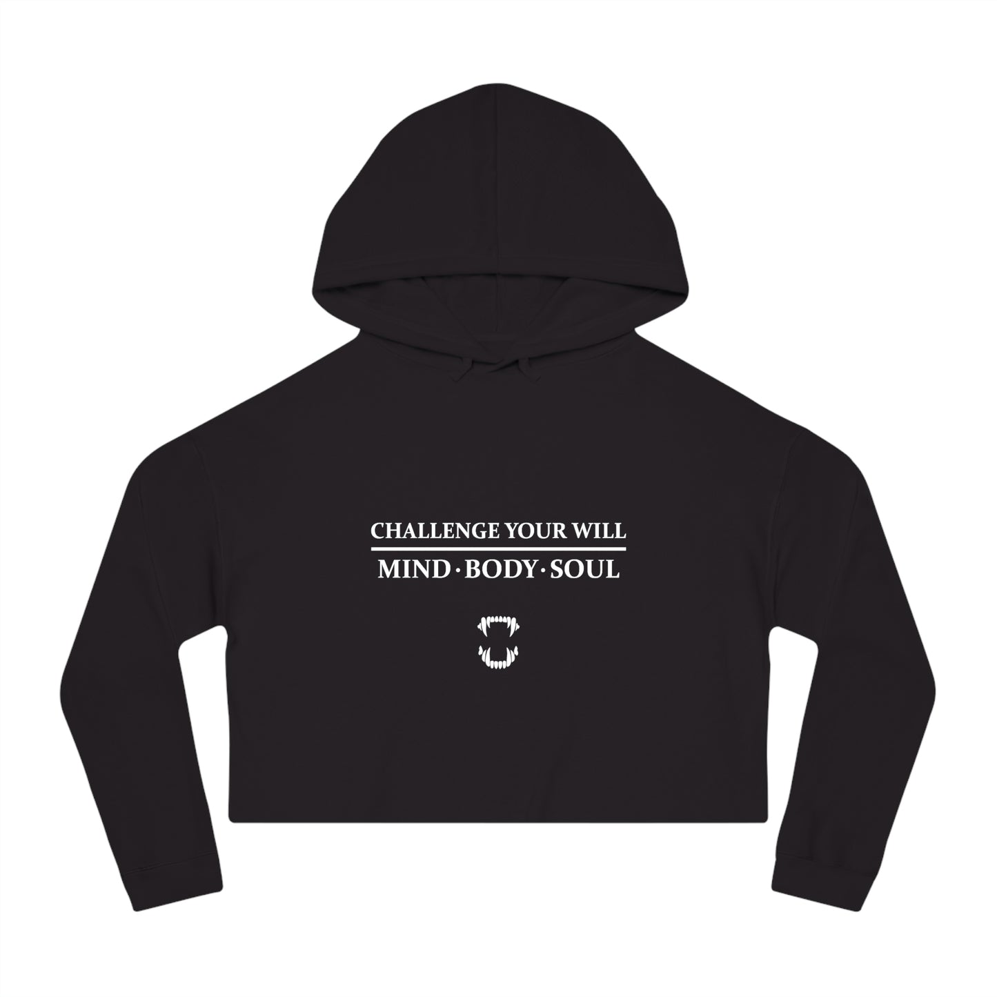 GFWP "Challenge Your Will" Women’s Cropped Hooded Sweatshirt