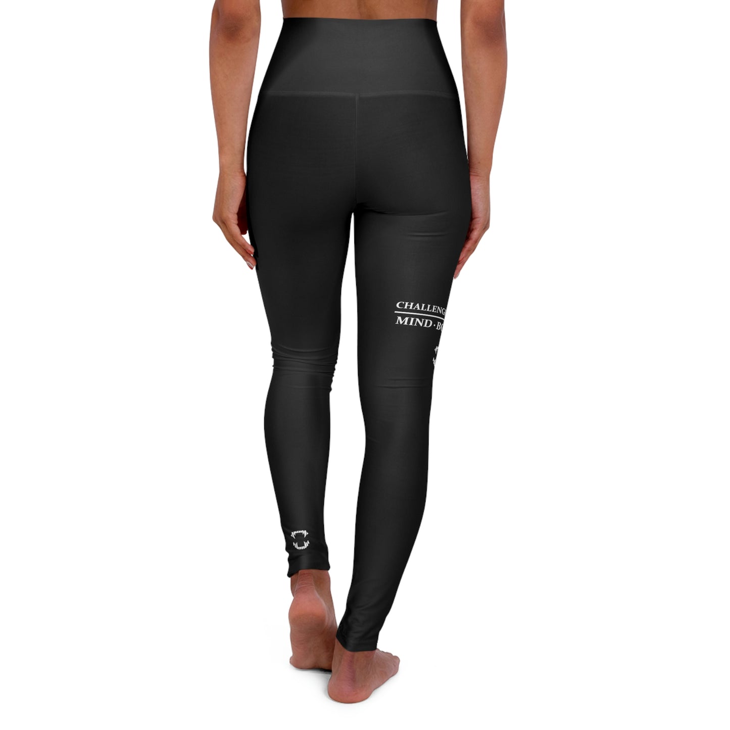 GFWP "Challenge Your Will" High Waisted Yoga Leggings (AOP)