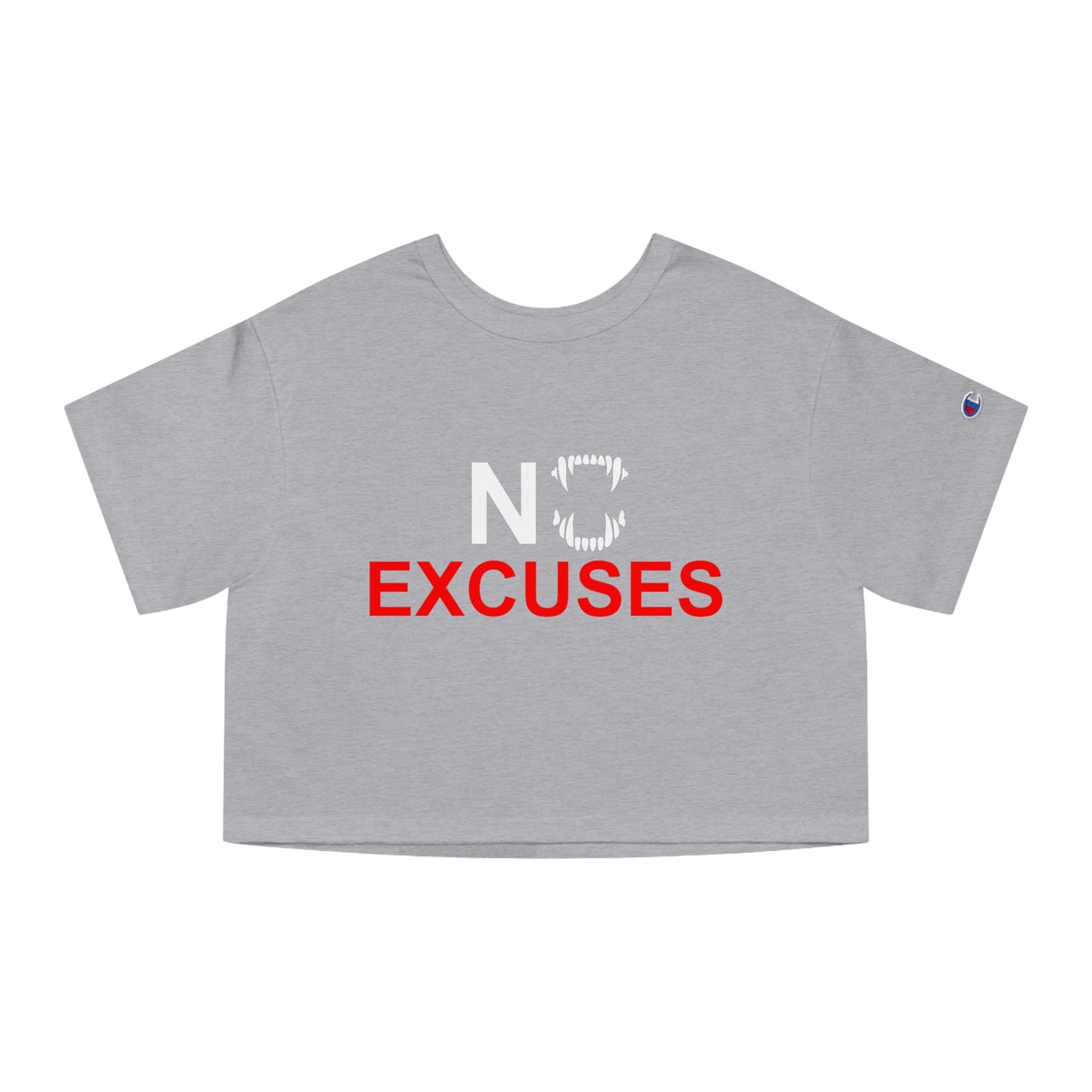 GFWP "No Excuses!" Champion Women's Cropped T-Shirt