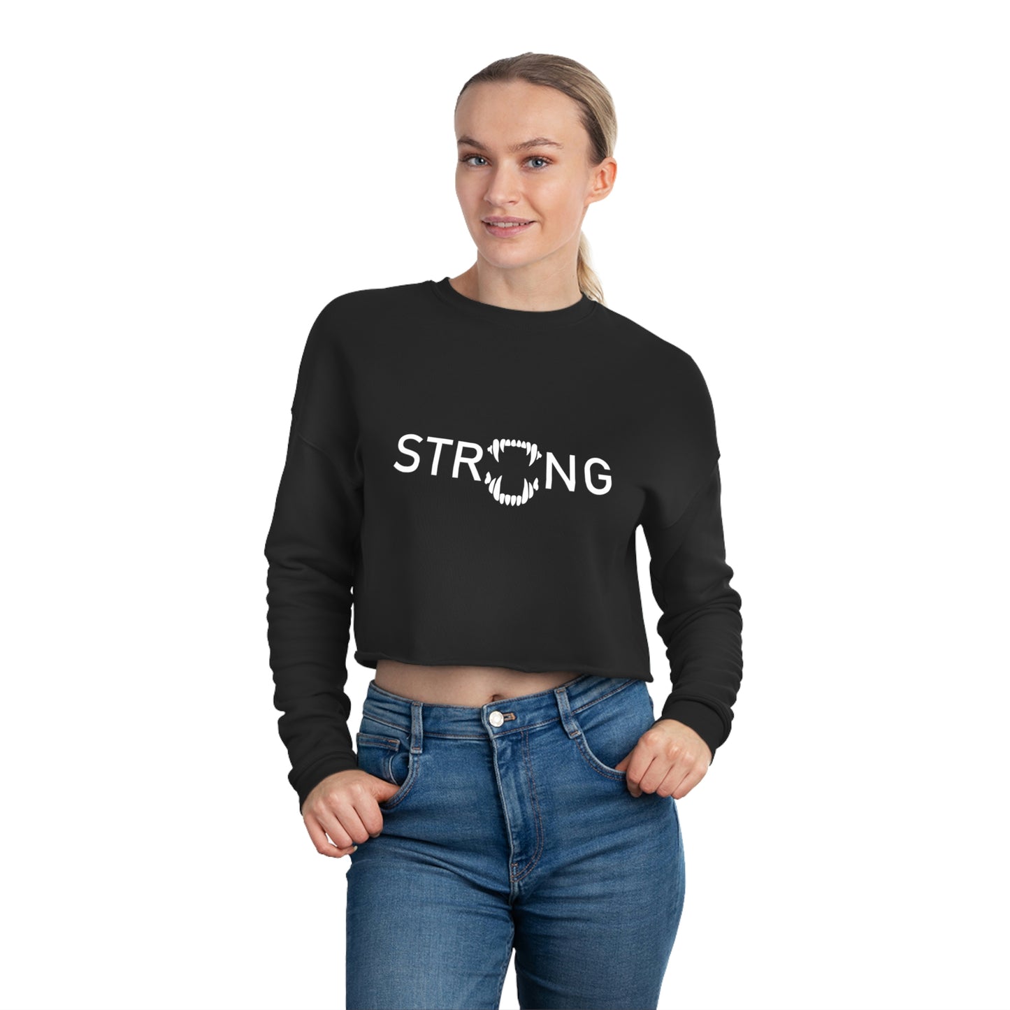 GFWP "Strong" Women's Cropped Sweatshirt