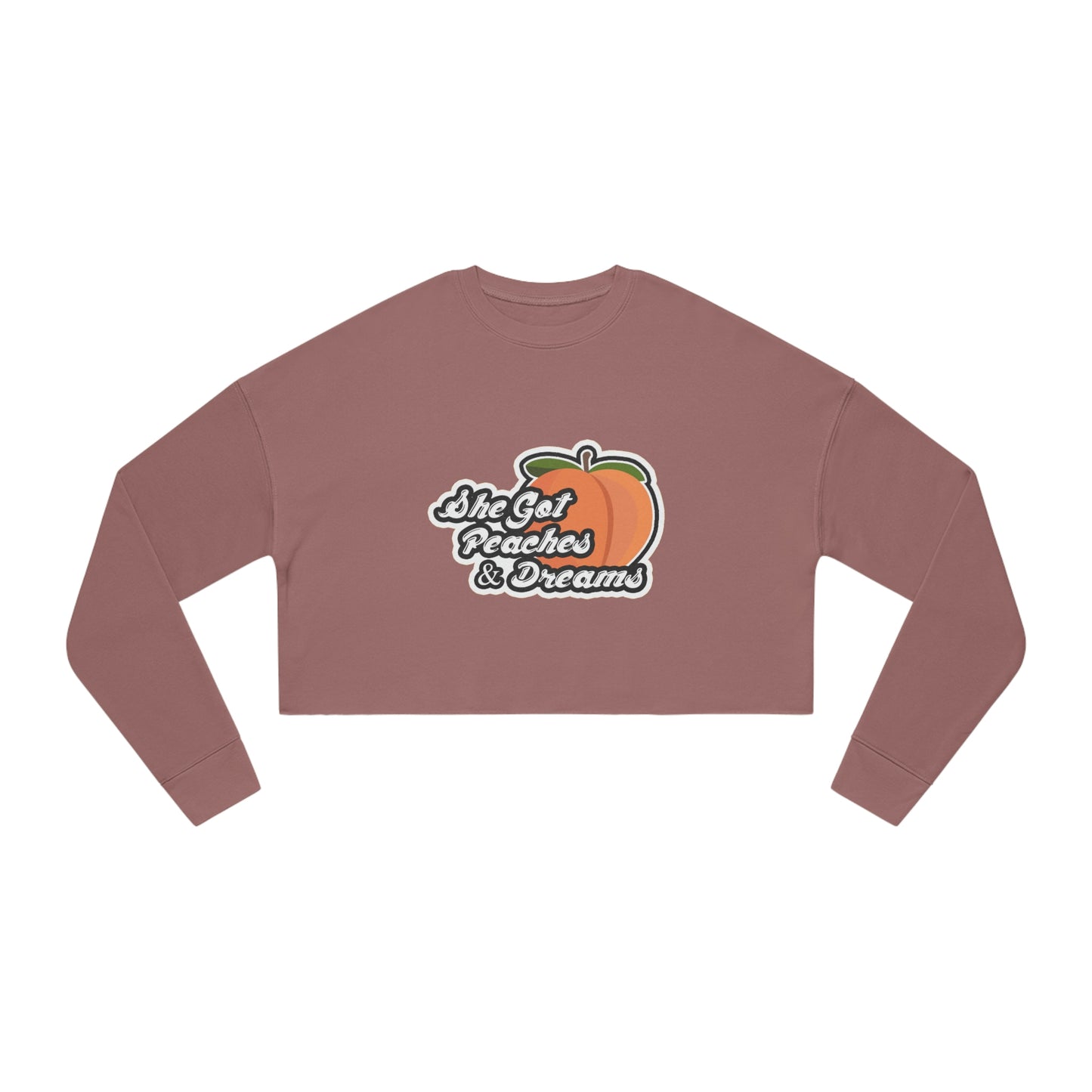 GFWP "Peaches and Dreams" Women's Cropped Sweatshirt