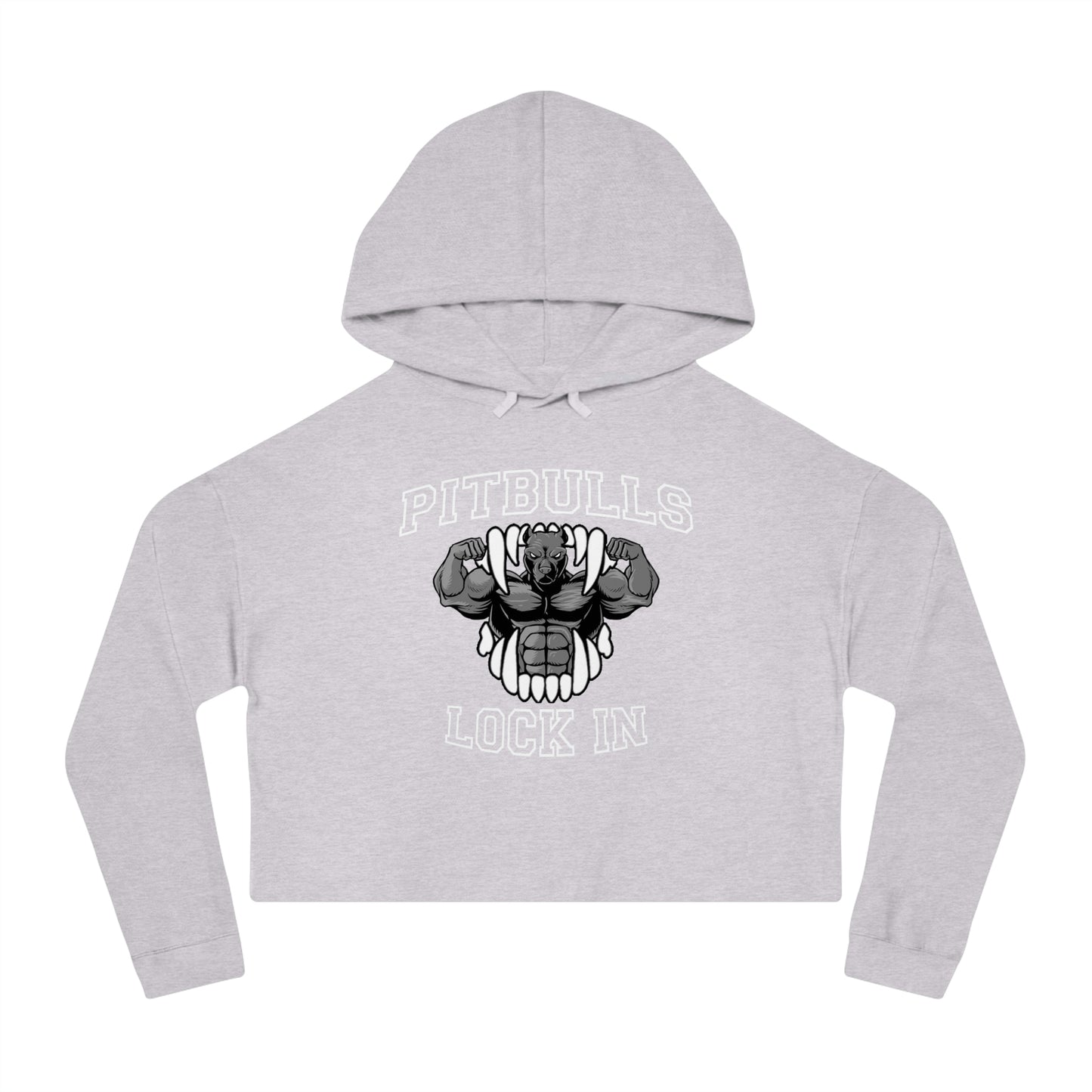 GFWP "Pitbulls Lock In" Women’s Cropped Hooded Sweatshirt