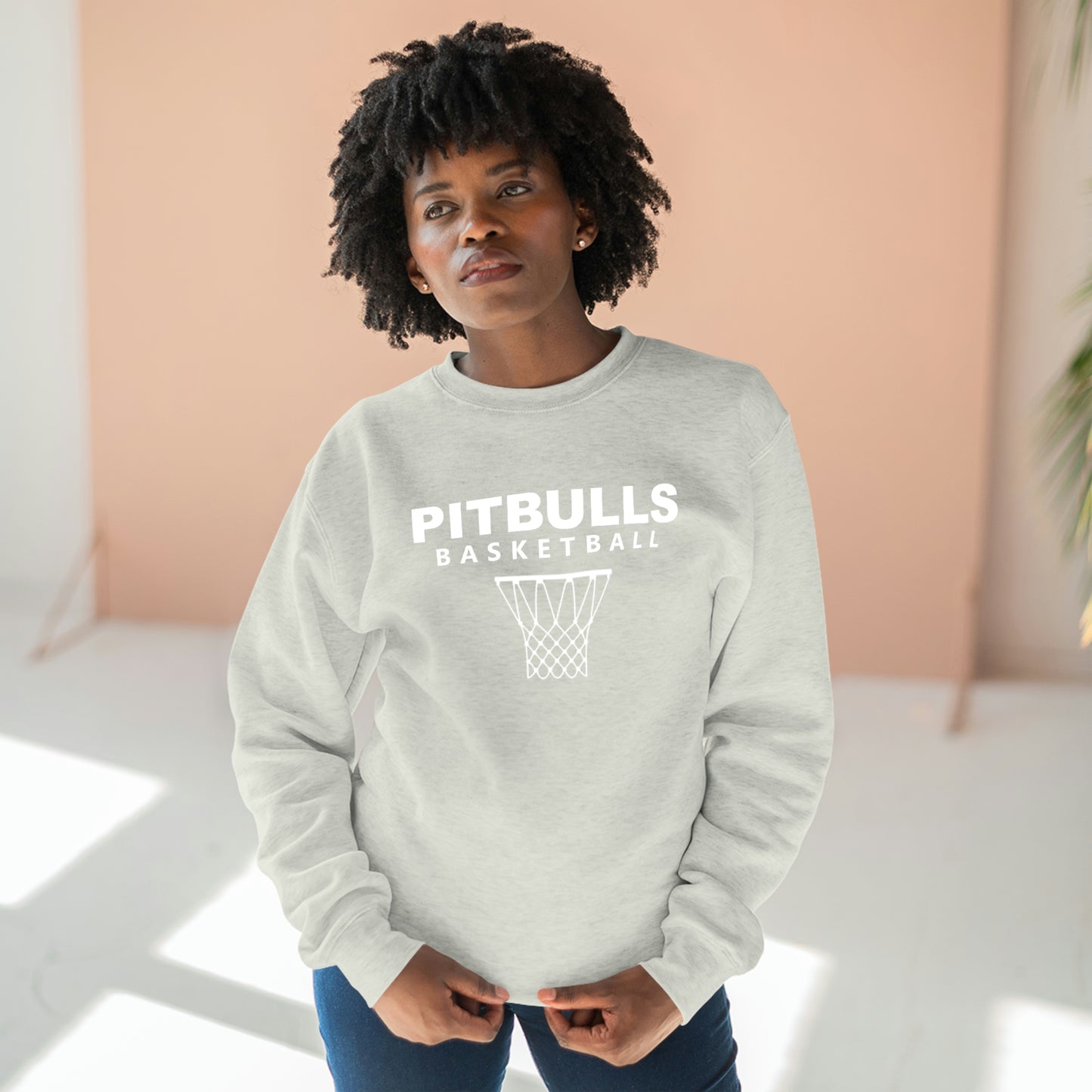 GFWP "Pitbulls Basketball" II Unisex Premium Crewneck Sweatshirt