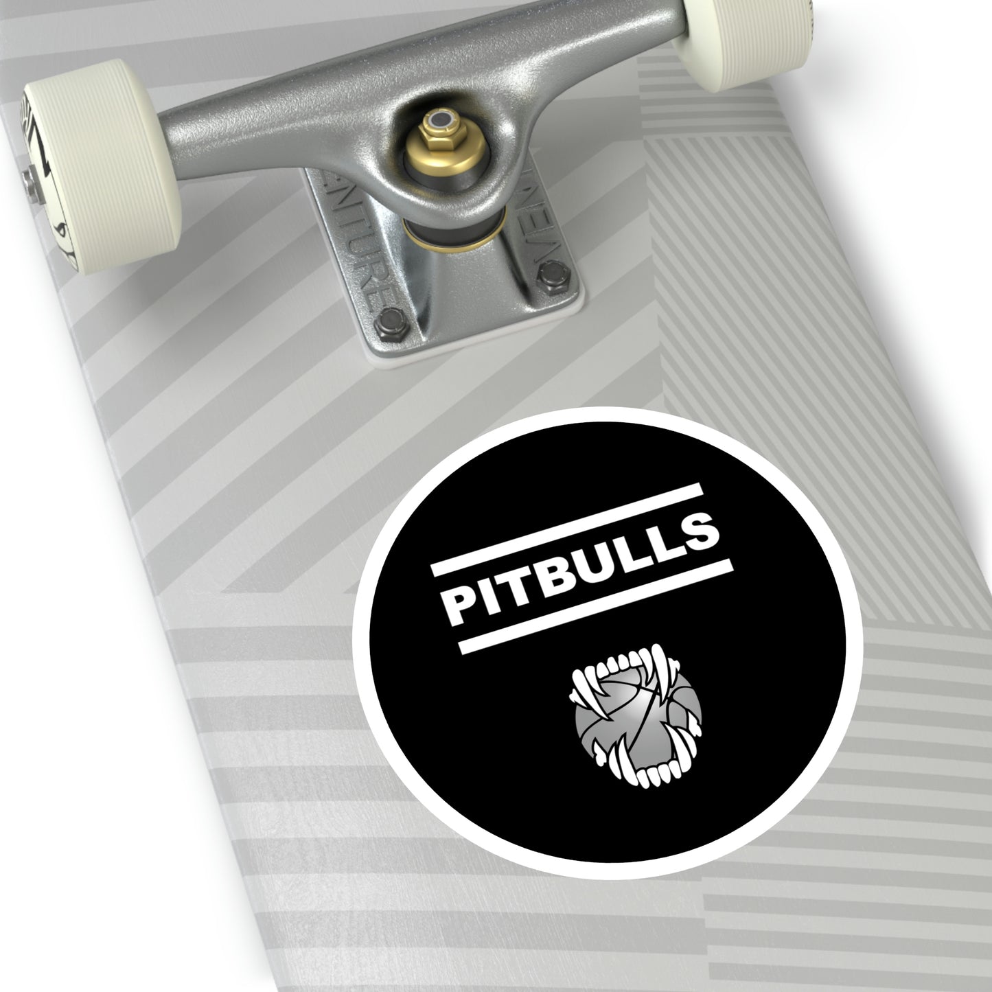 GFWP "Team Pitbulls" Round Stickers, Indoor\Outdoor