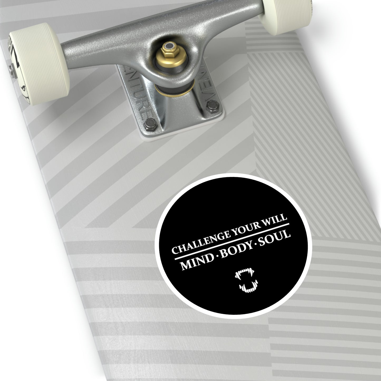GFWP "Challenge Your Will" Round Stickers, Indoor\Outdoor