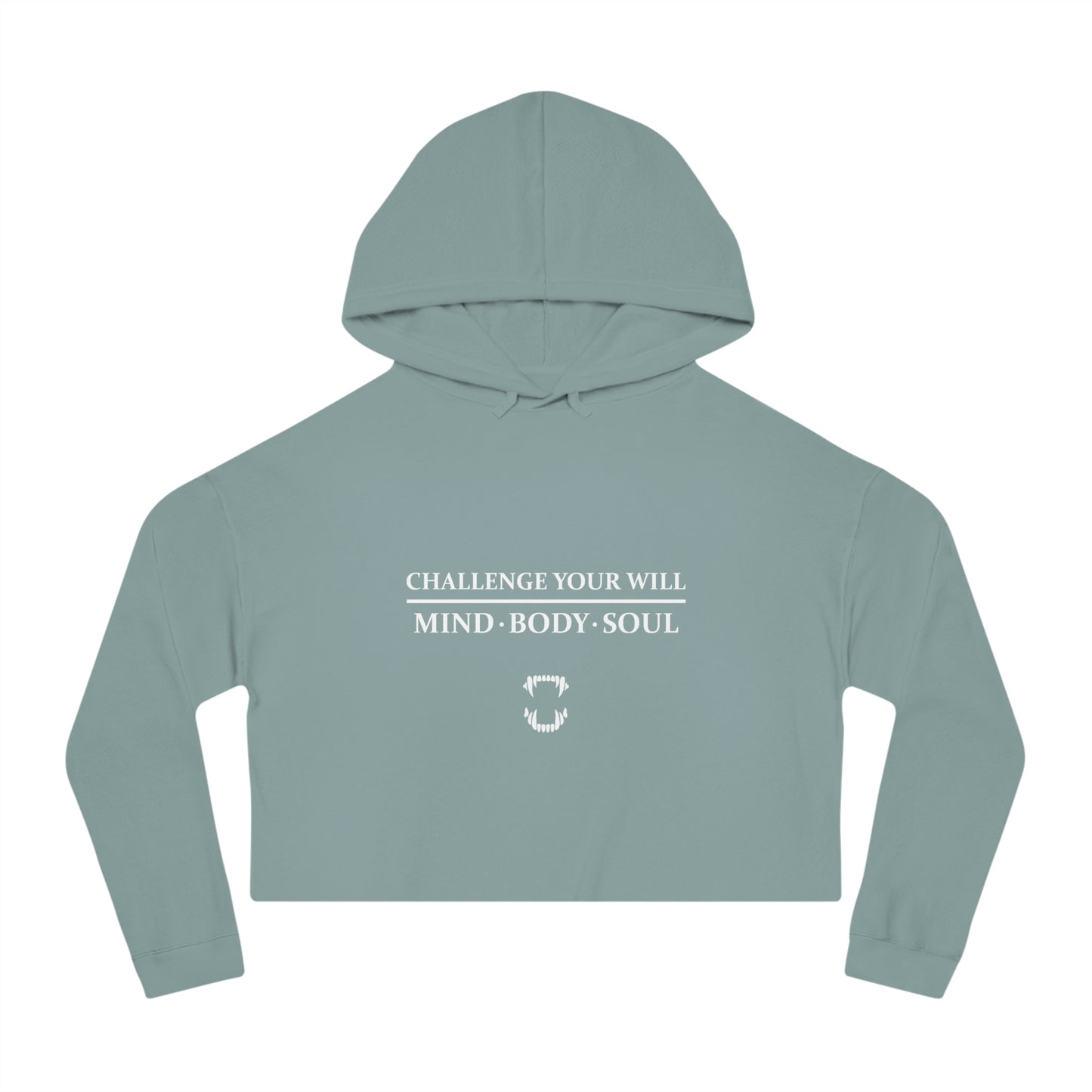 GFWP "Challenge Your Will" Women’s Cropped Hooded Sweatshirt