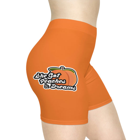 GFWP "Peaches And Dreams" Women's Biker Shorts