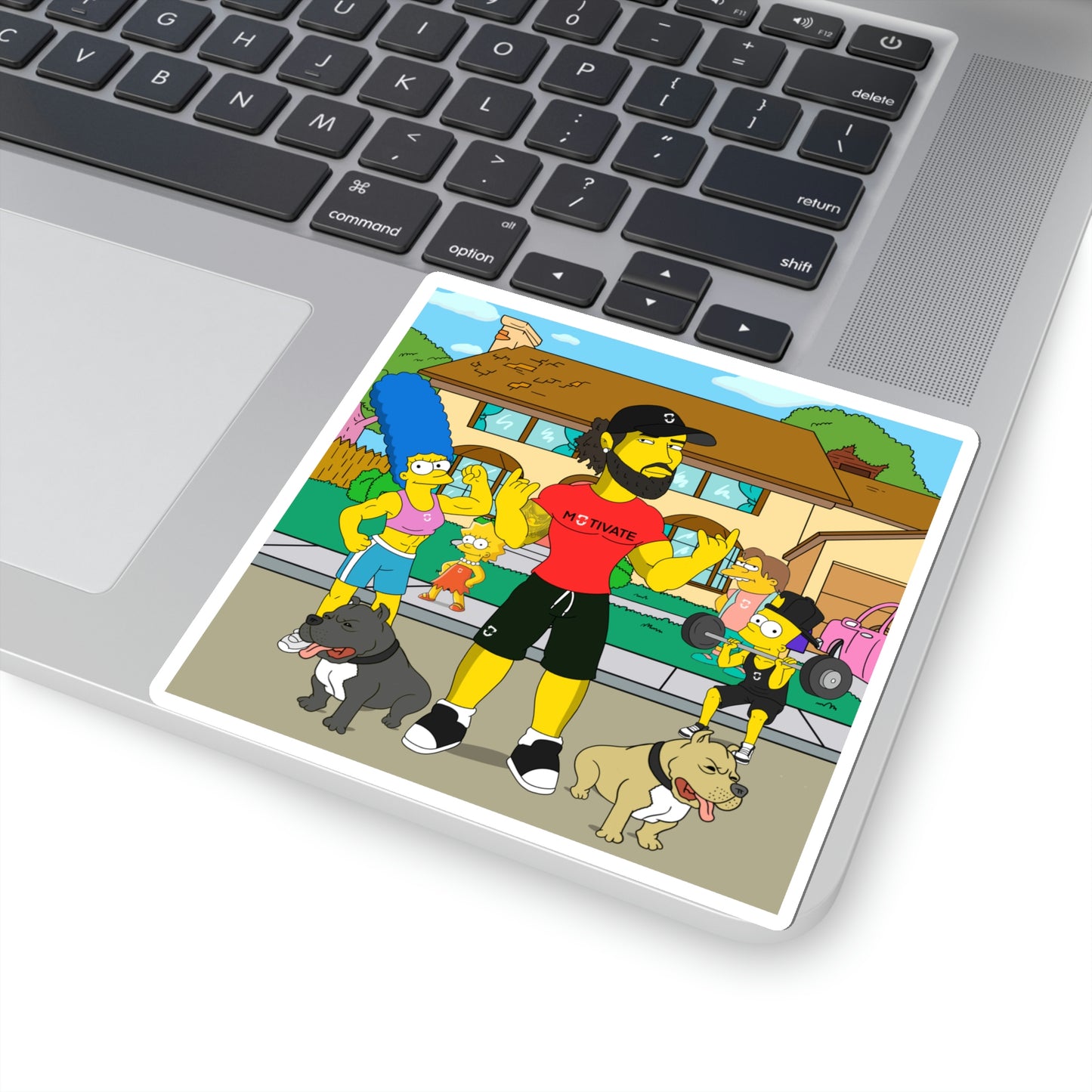 GFWP "Simpsonized" Cut Stickers