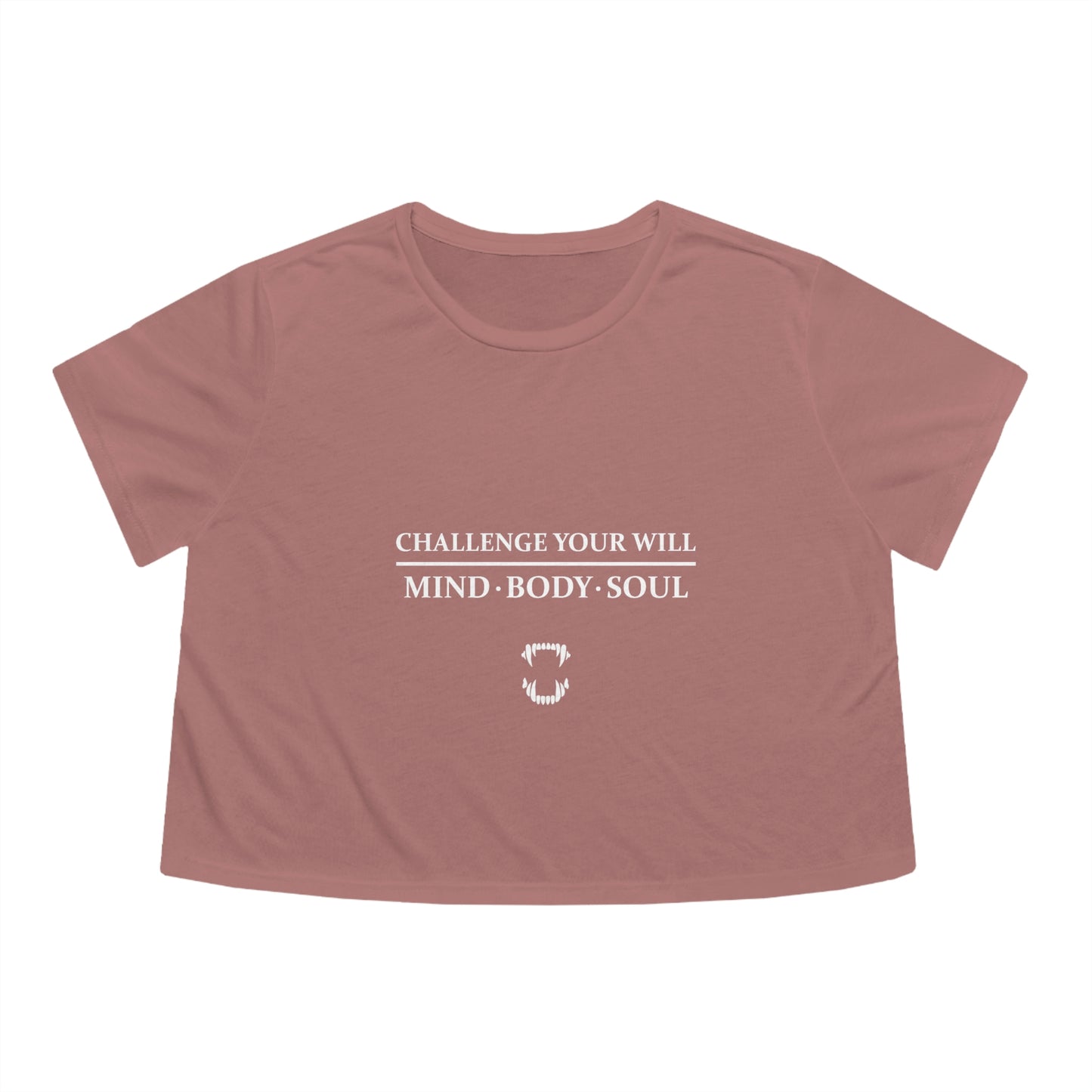 GFWP "Challenge Your Will" Flowy Cropped Tee