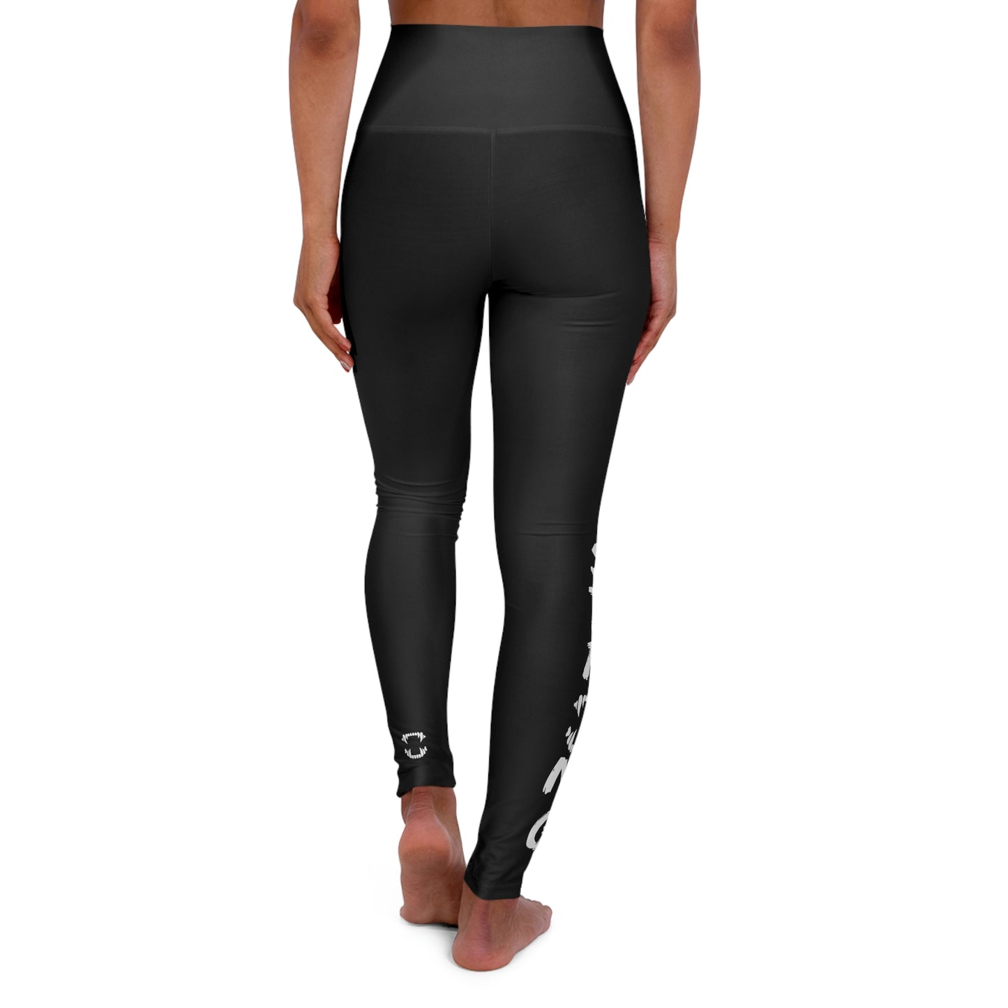 GFWP "Strong" Permanently High Waisted Yoga Leggings (AOP)