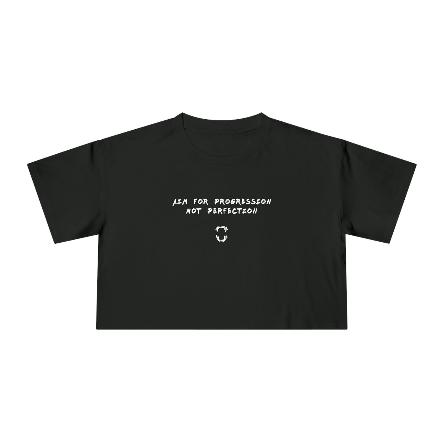 GFWP "Progression Not Perfection" Women's Crop Tee