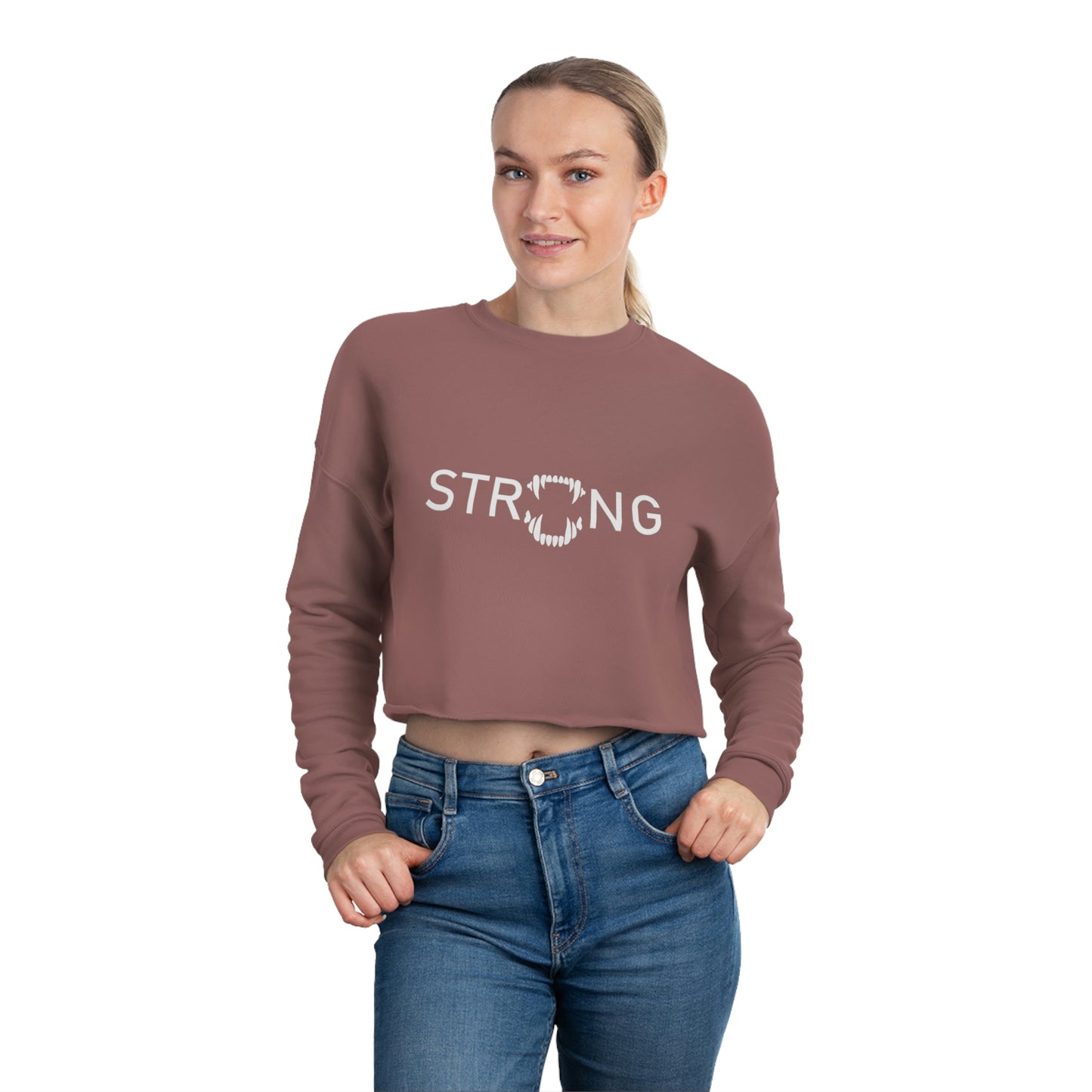 GFWP "Strong" Women's Cropped Sweatshirt