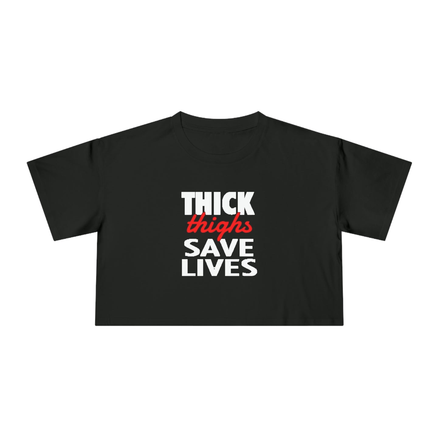 GFWP "Thick Thighs Save Lives" Women's Crop Tee