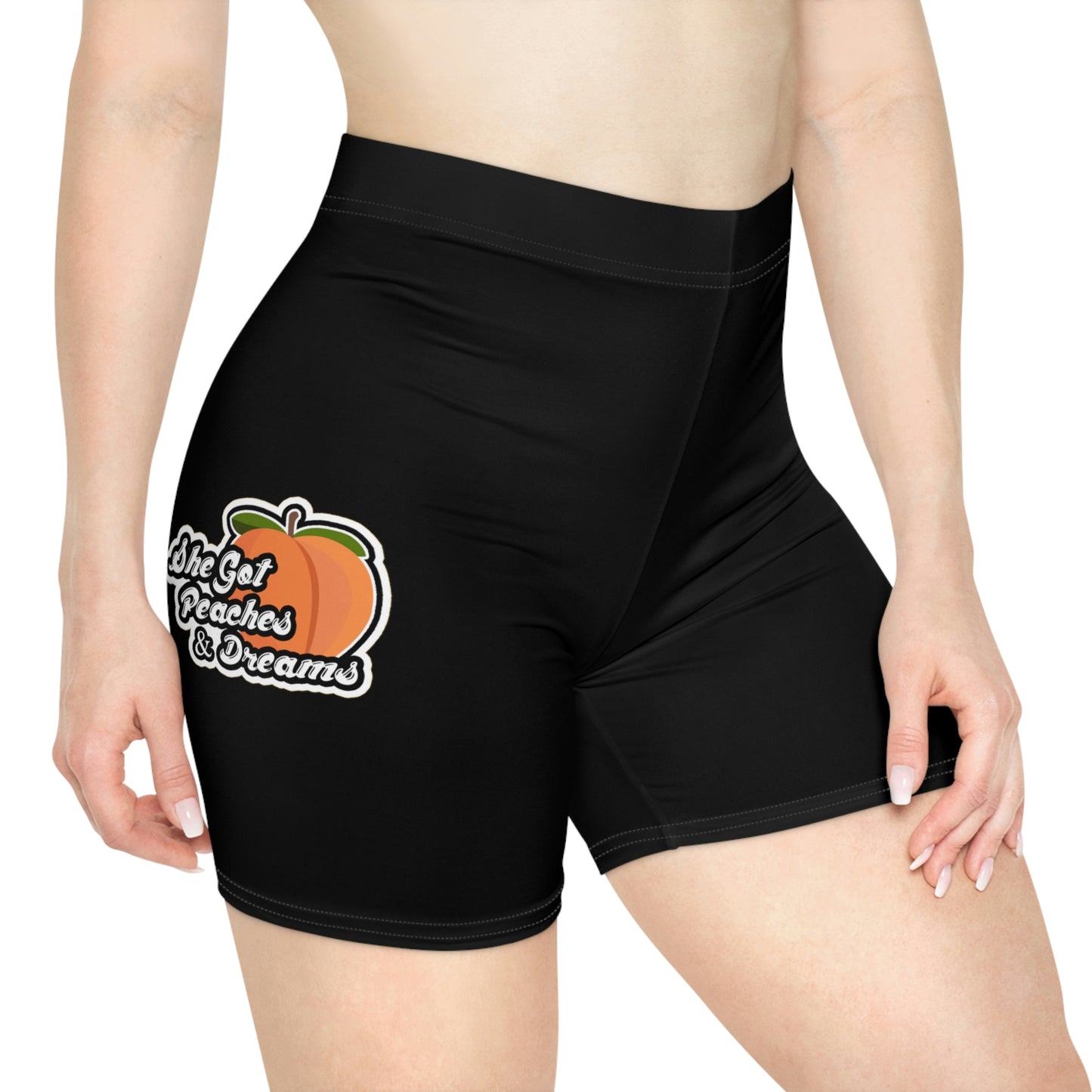 GFWP "Peaches And Dreams" Women's Biker Shorts