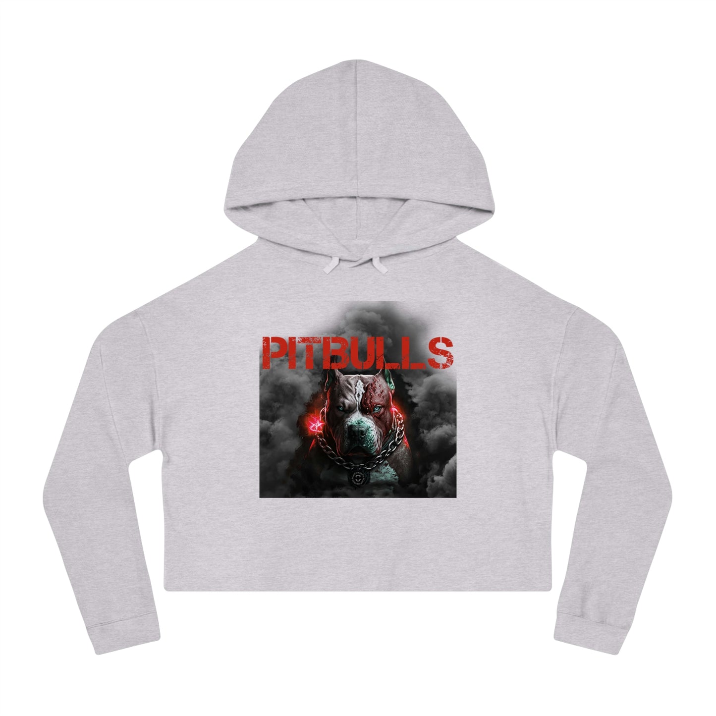 GFWP "Pitbulls" Graphic Cropped Hooded Sweatshirt