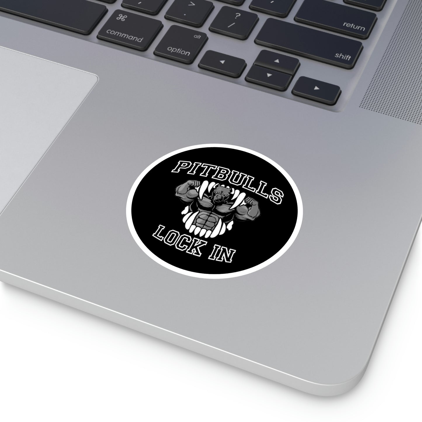 GFWP "Pitbulls Lock In" Round Stickers, Indoor\Outdoor
