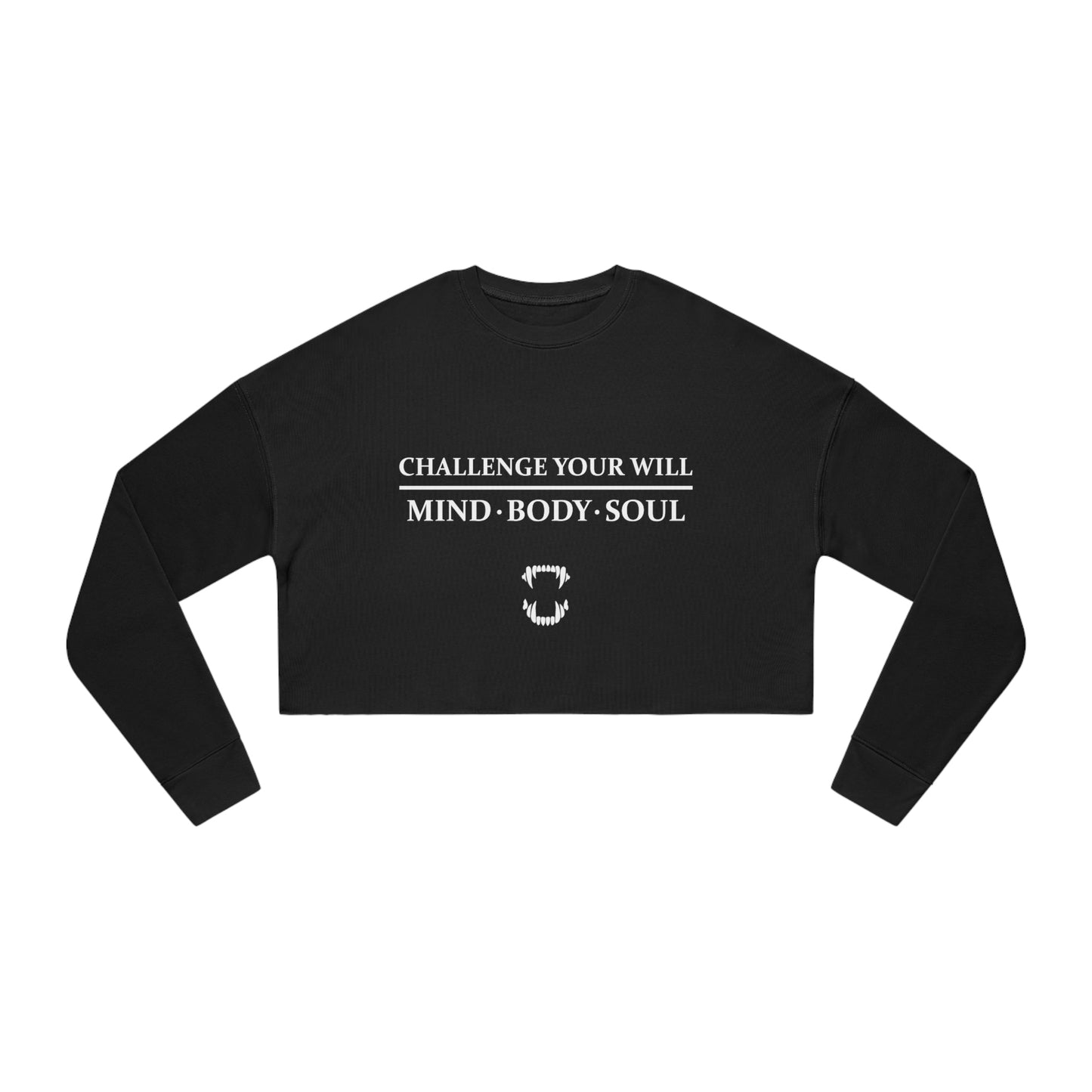 GFWP "Challenge Your Will" Women's Cropped Sweatshirt