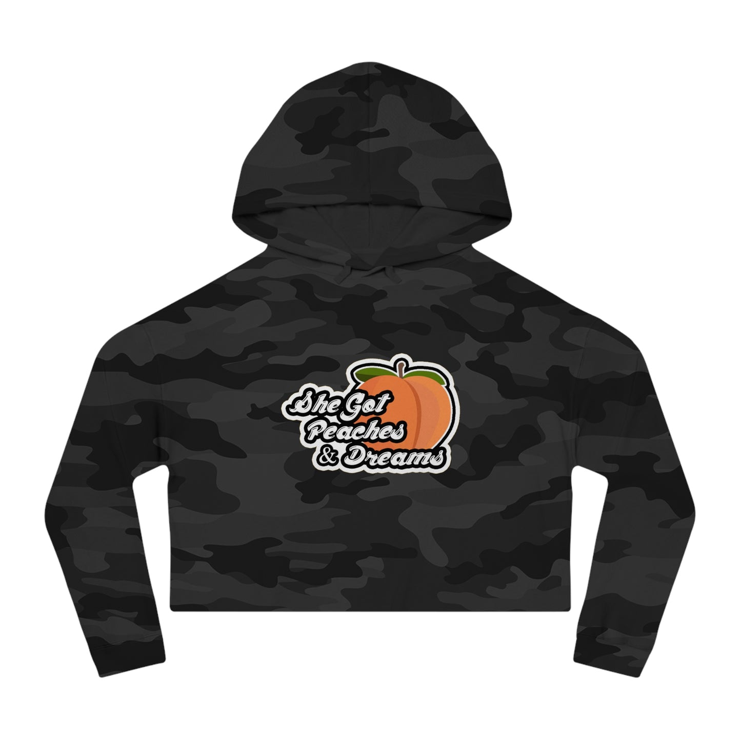 GFWP "Peaches And Dreams" Women’s Cropped Hooded Sweatshirt