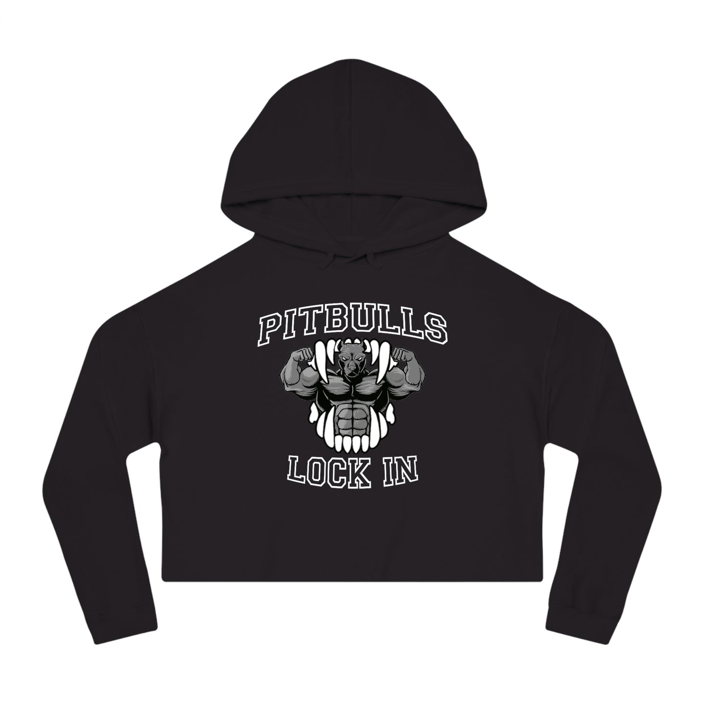 GFWP "Pitbulls Lock In" Women’s Cropped Hooded Sweatshirt