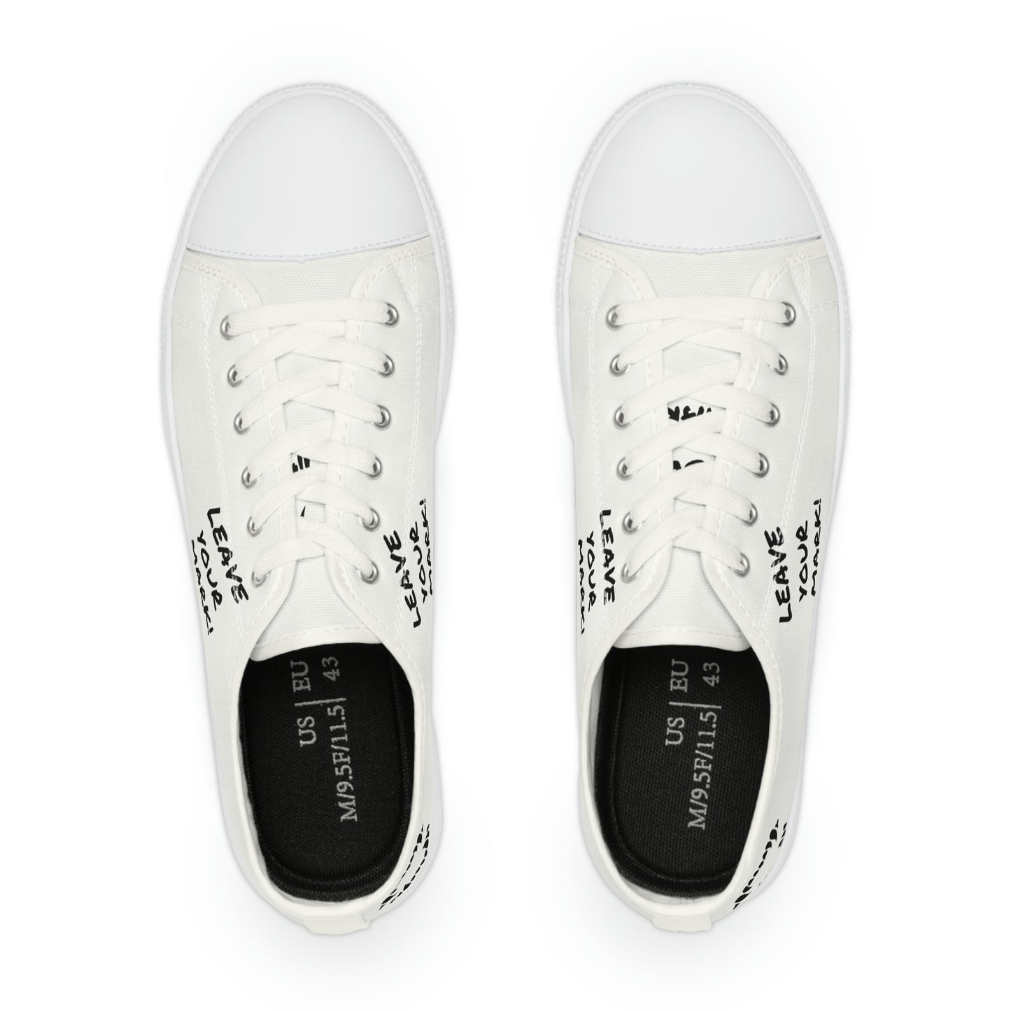 GFWP "Leave Your Mark!" Men's Low Top Sneakers