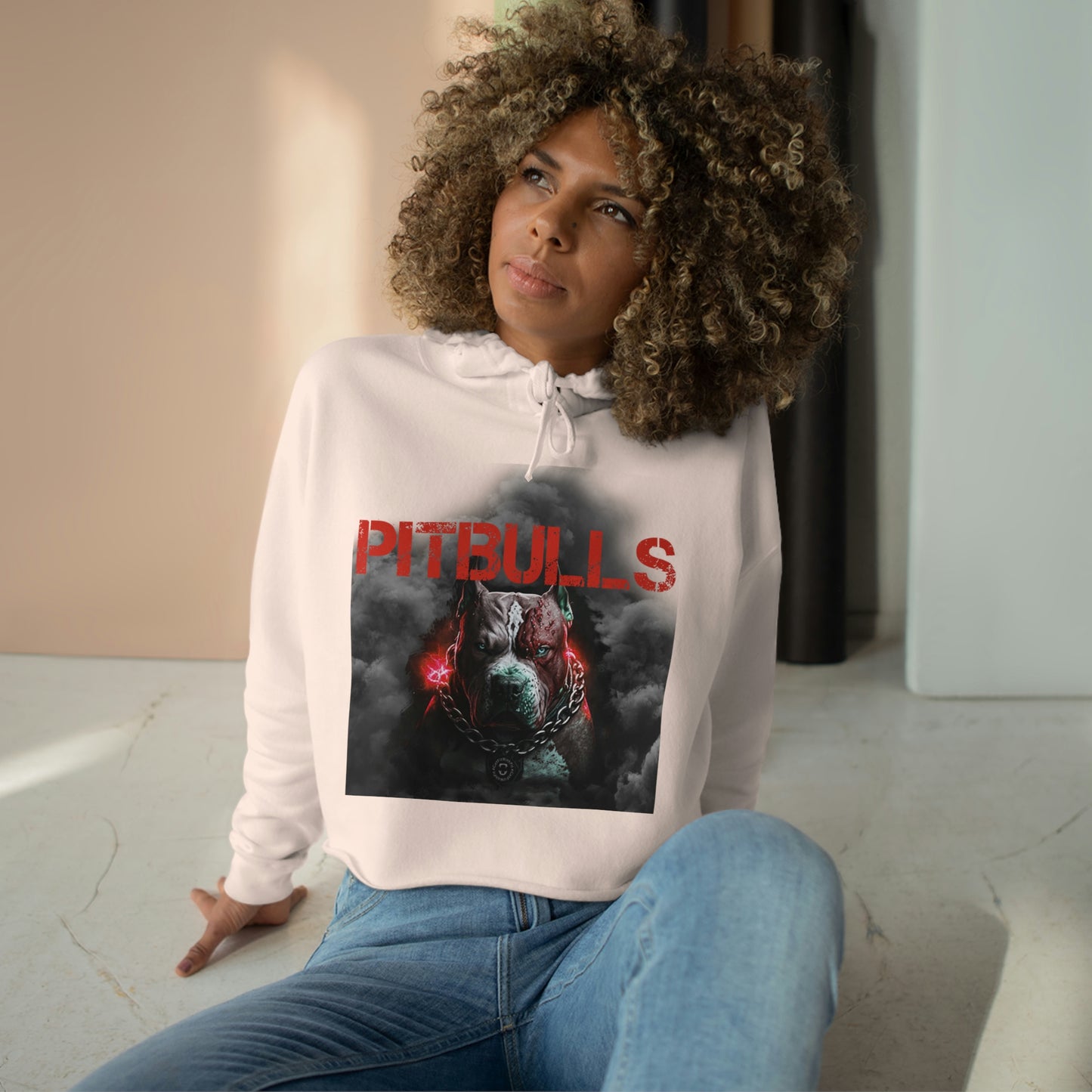 GFWP "Pitbulls" Crop Hoodie