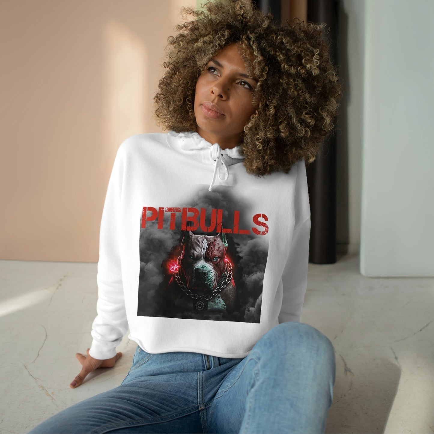 GFWP "Pitbulls" Crop Hoodie
