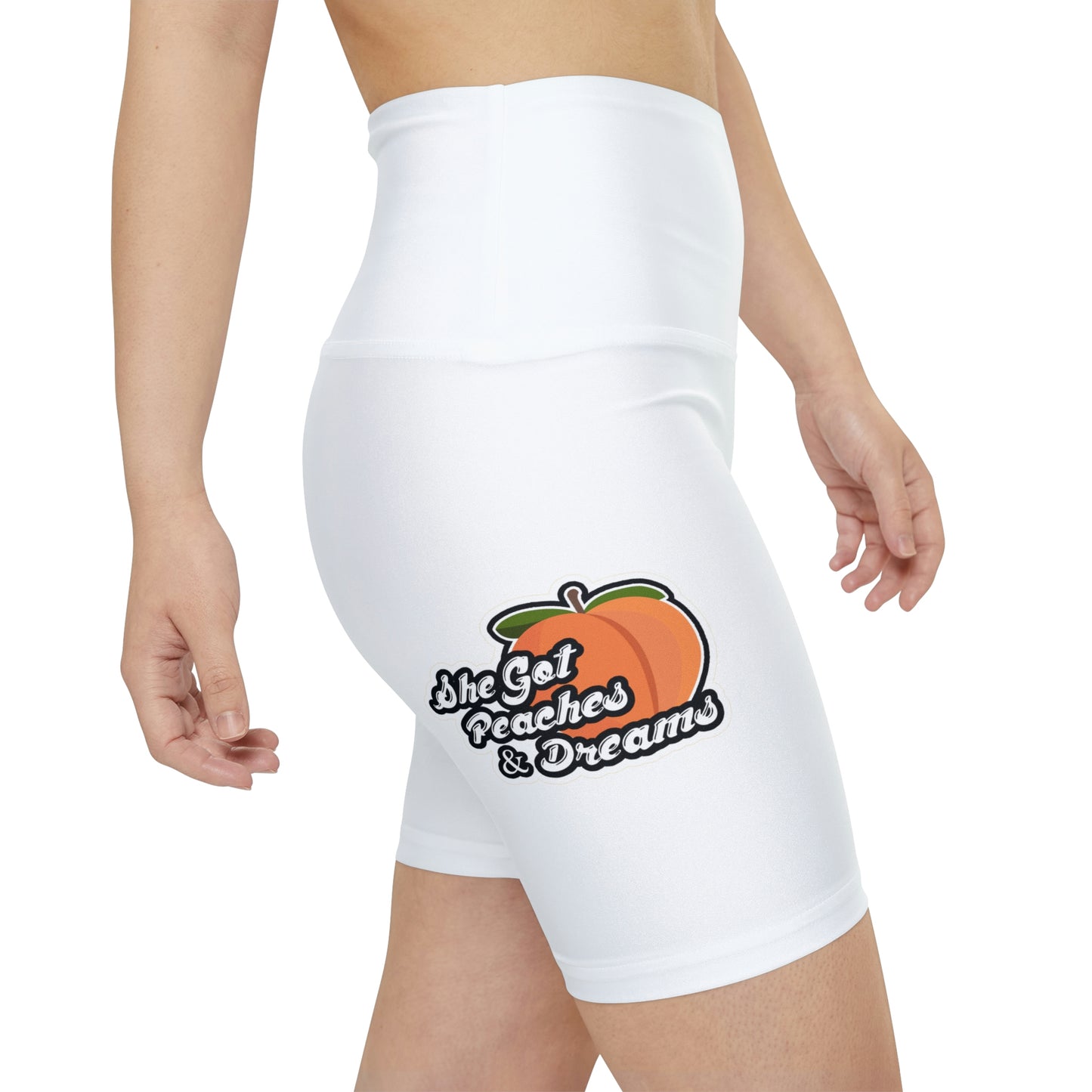 GFWP "Peaches And Dreams" Women's Workout Shorts (AOP)