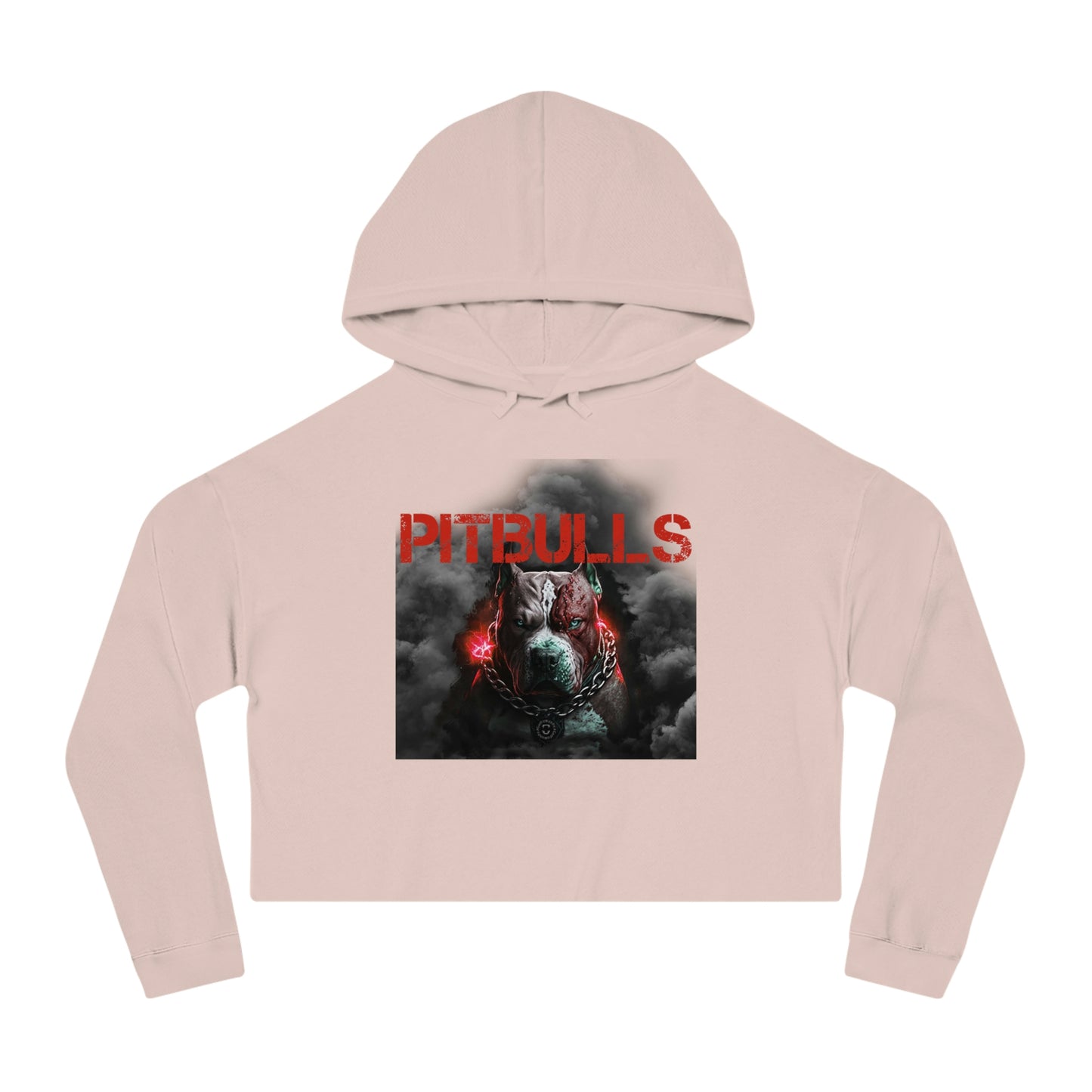 GFWP "Pitbulls" Graphic Cropped Hooded Sweatshirt