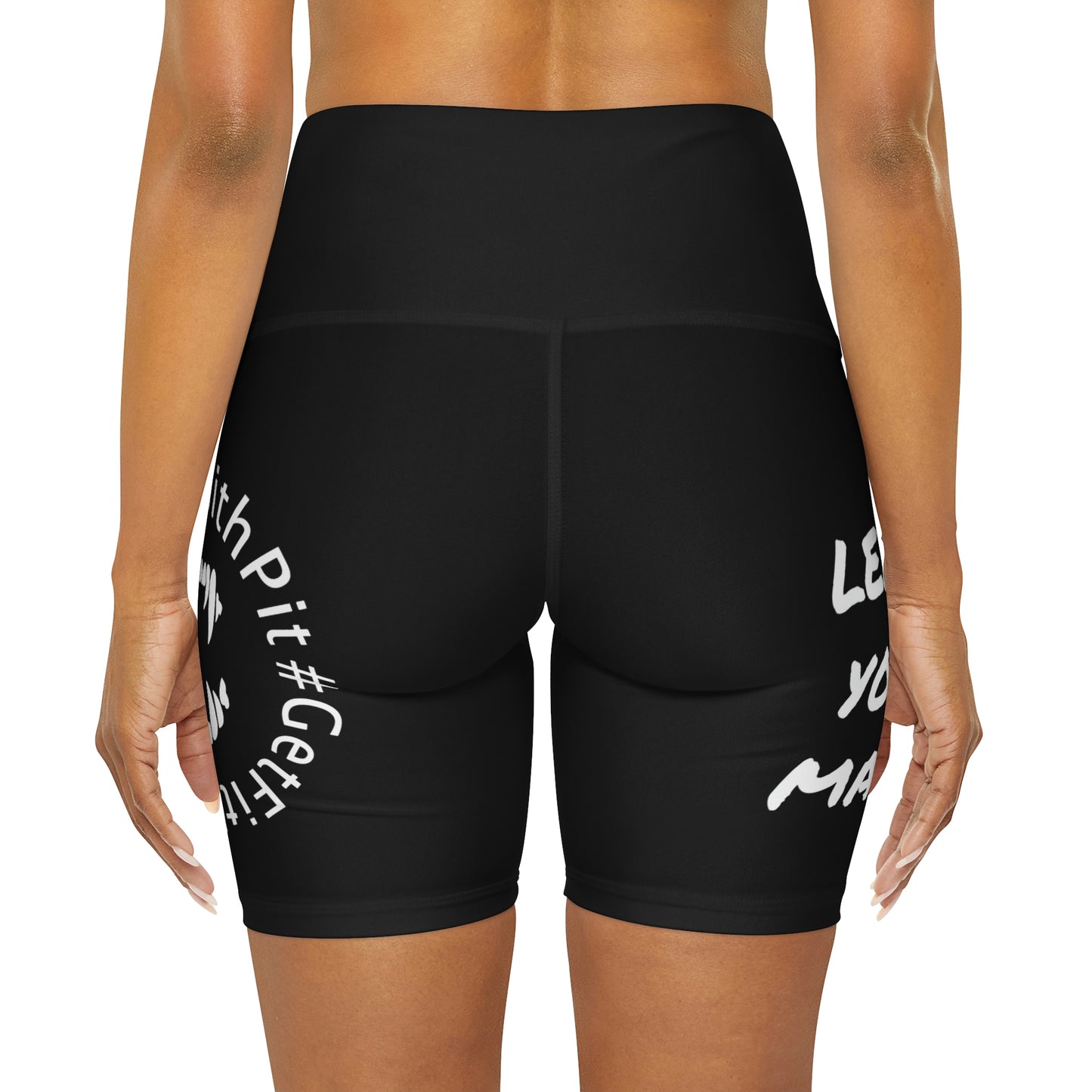 GFWP "Leave Your Mark!" High Waisted Yoga Shorts