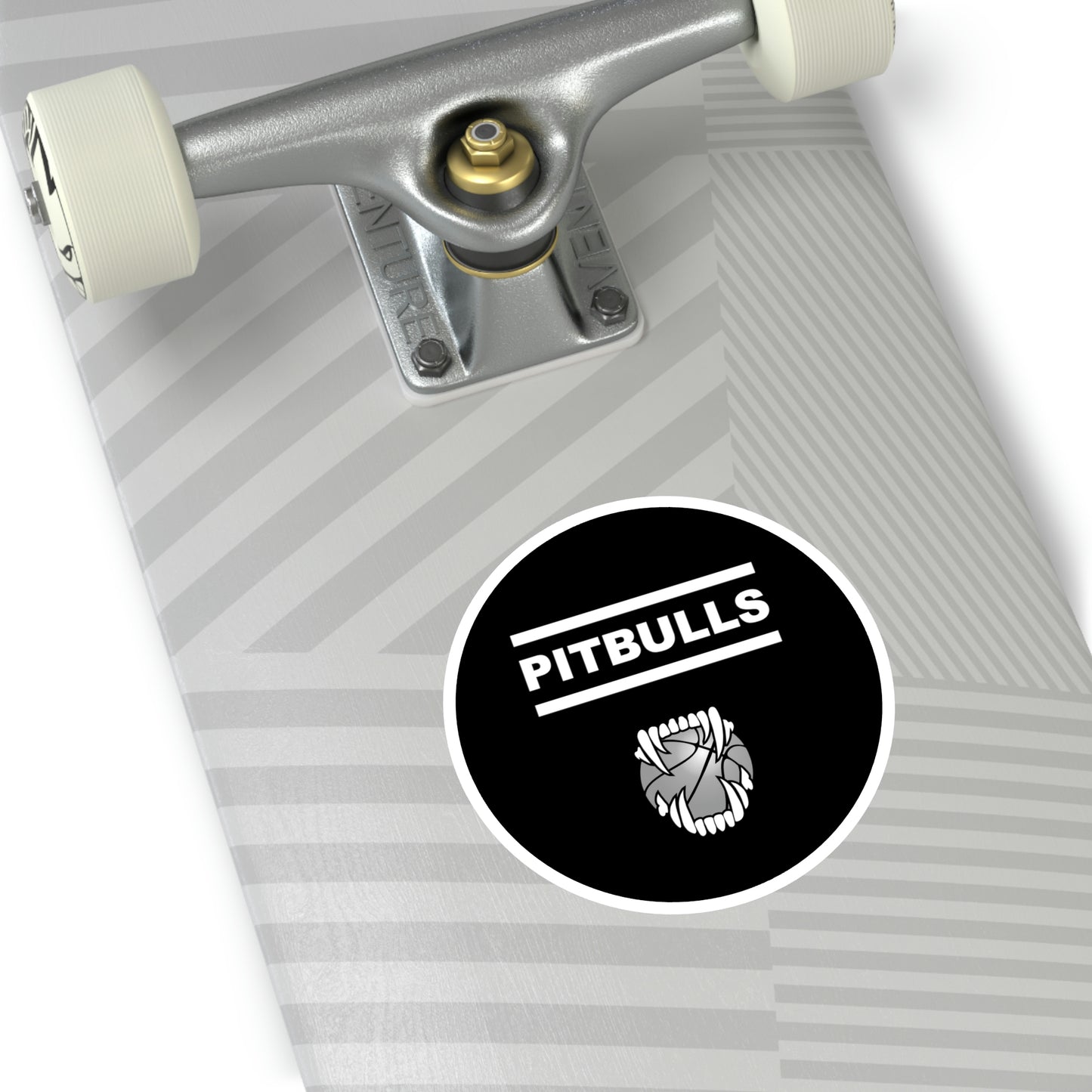 GFWP "Team Pitbulls" Round Stickers, Indoor\Outdoor