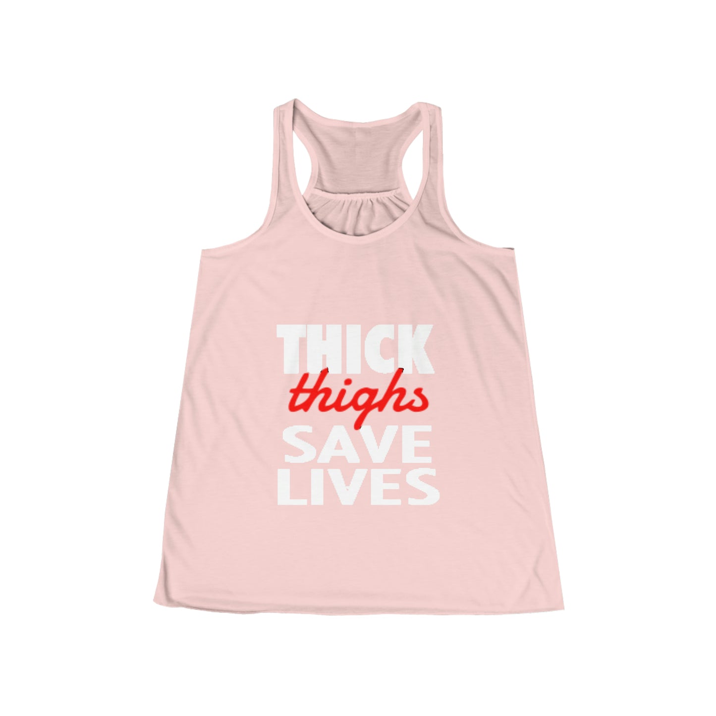GFWP "Thick Thighs Save Lives" Women's Flowy Racerback Tank