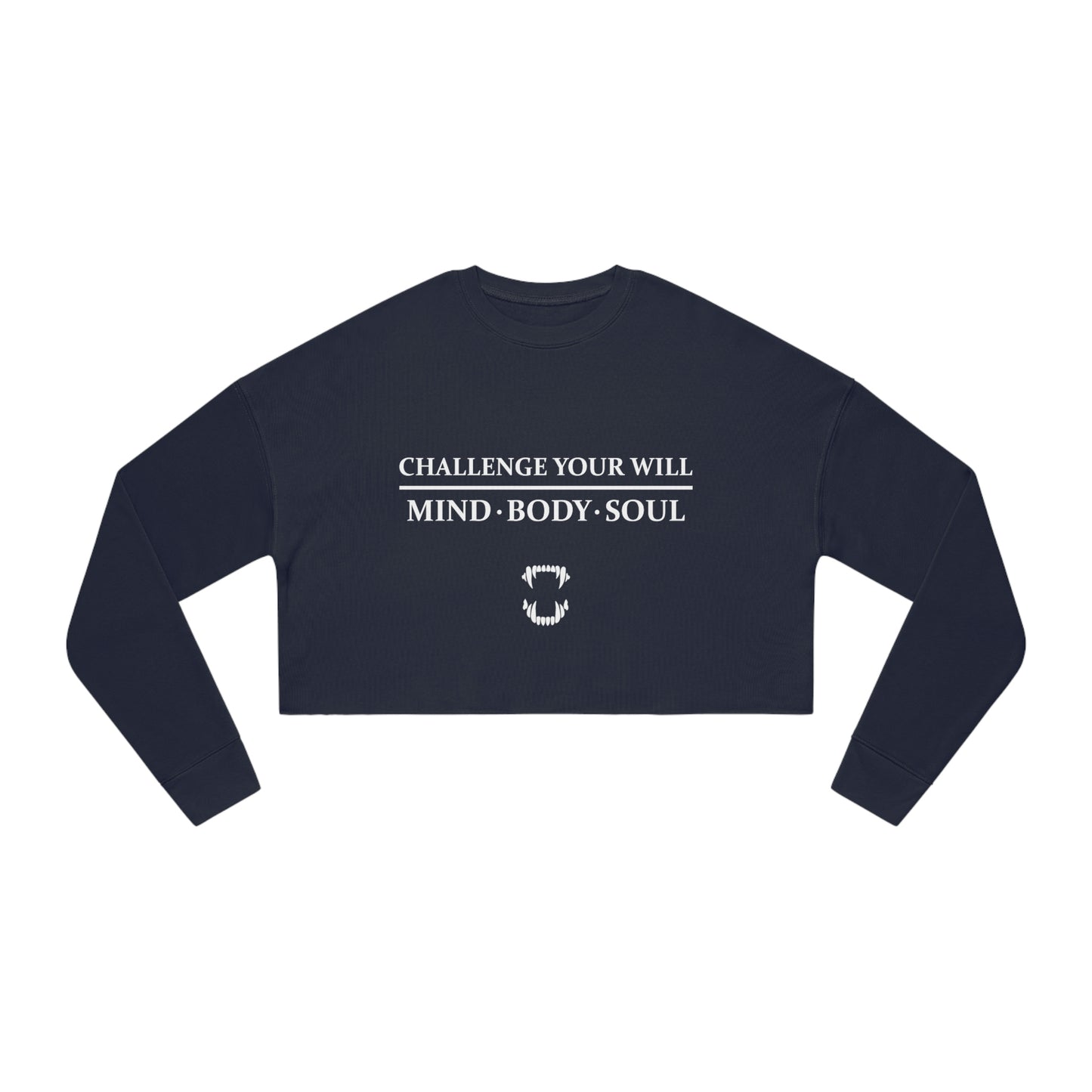 GFWP "Challenge Your Will" Women's Cropped Sweatshirt