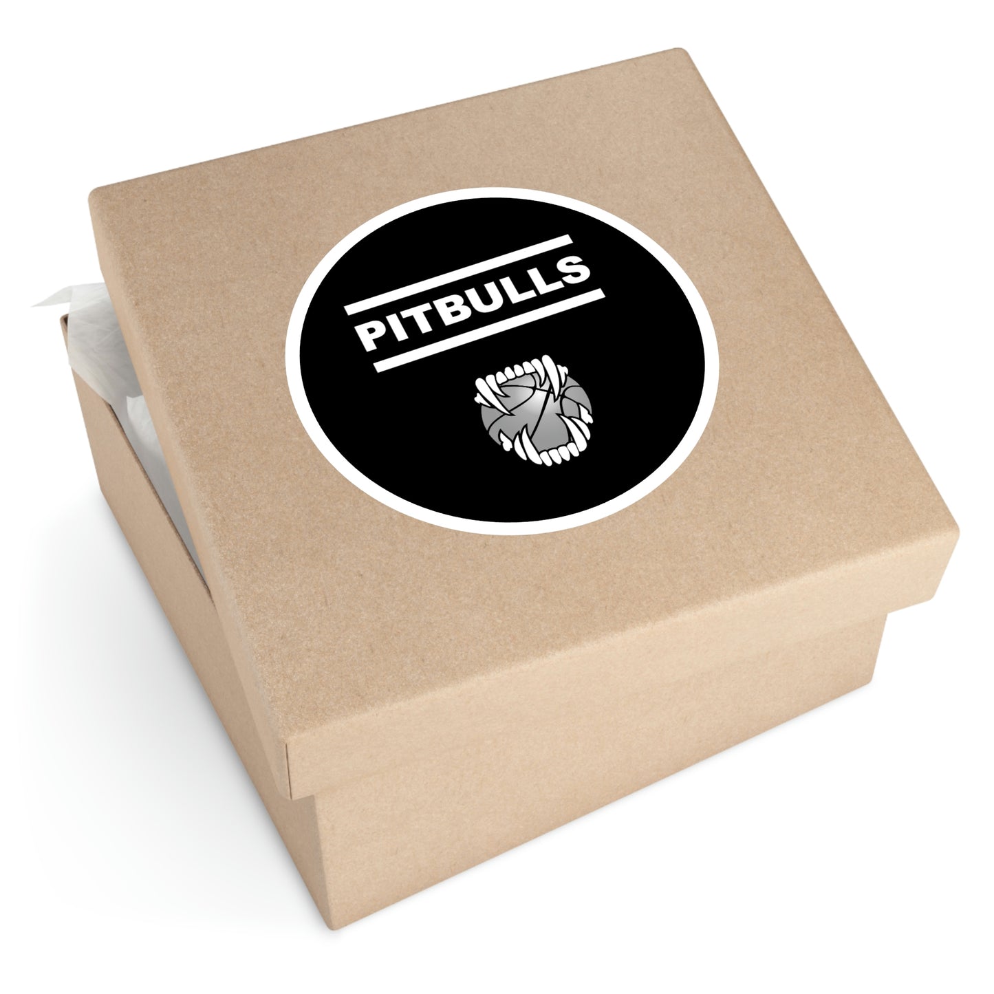 GFWP "Team Pitbulls" Round Stickers, Indoor\Outdoor