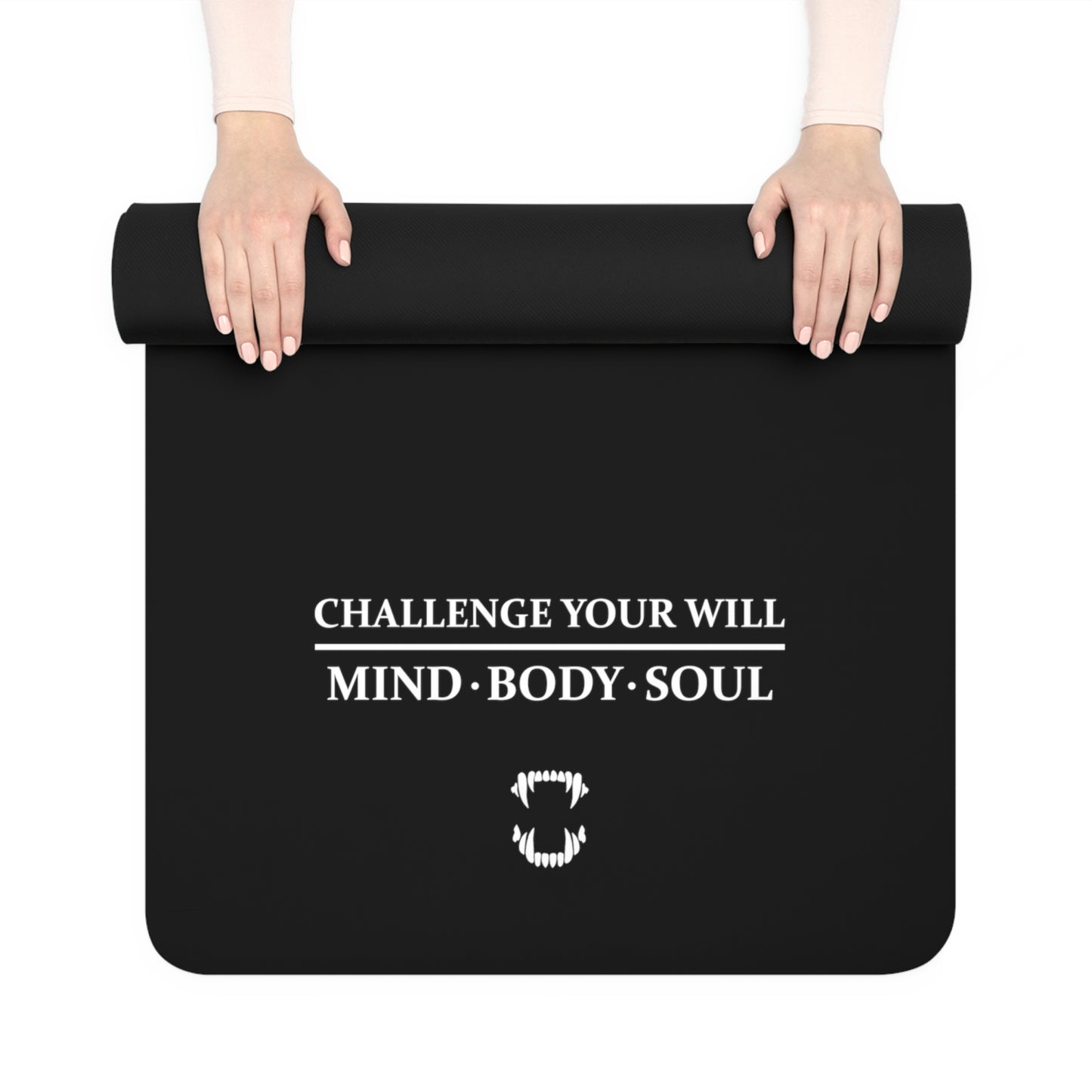 GFWP "Challenge Your Will" Rubber Yoga Mat