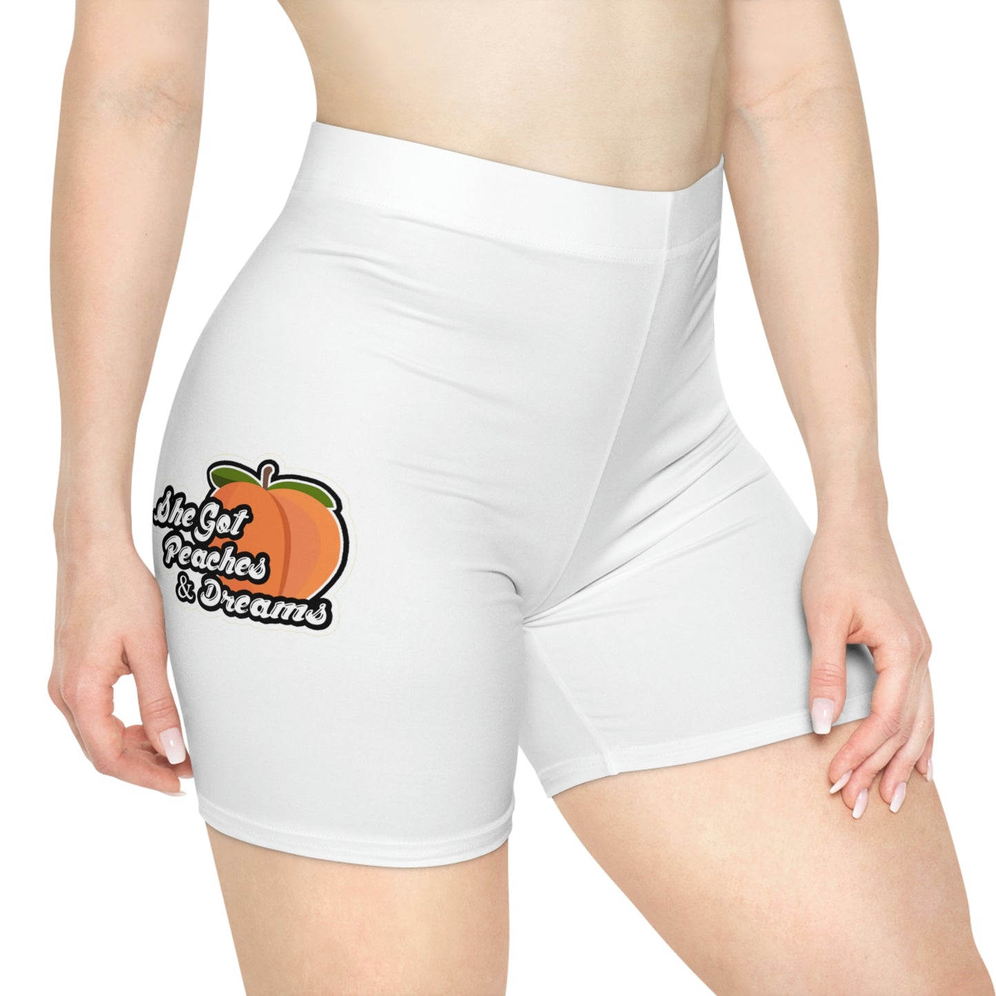 GFWP "Peaches And Dreams" Women's Biker Shorts