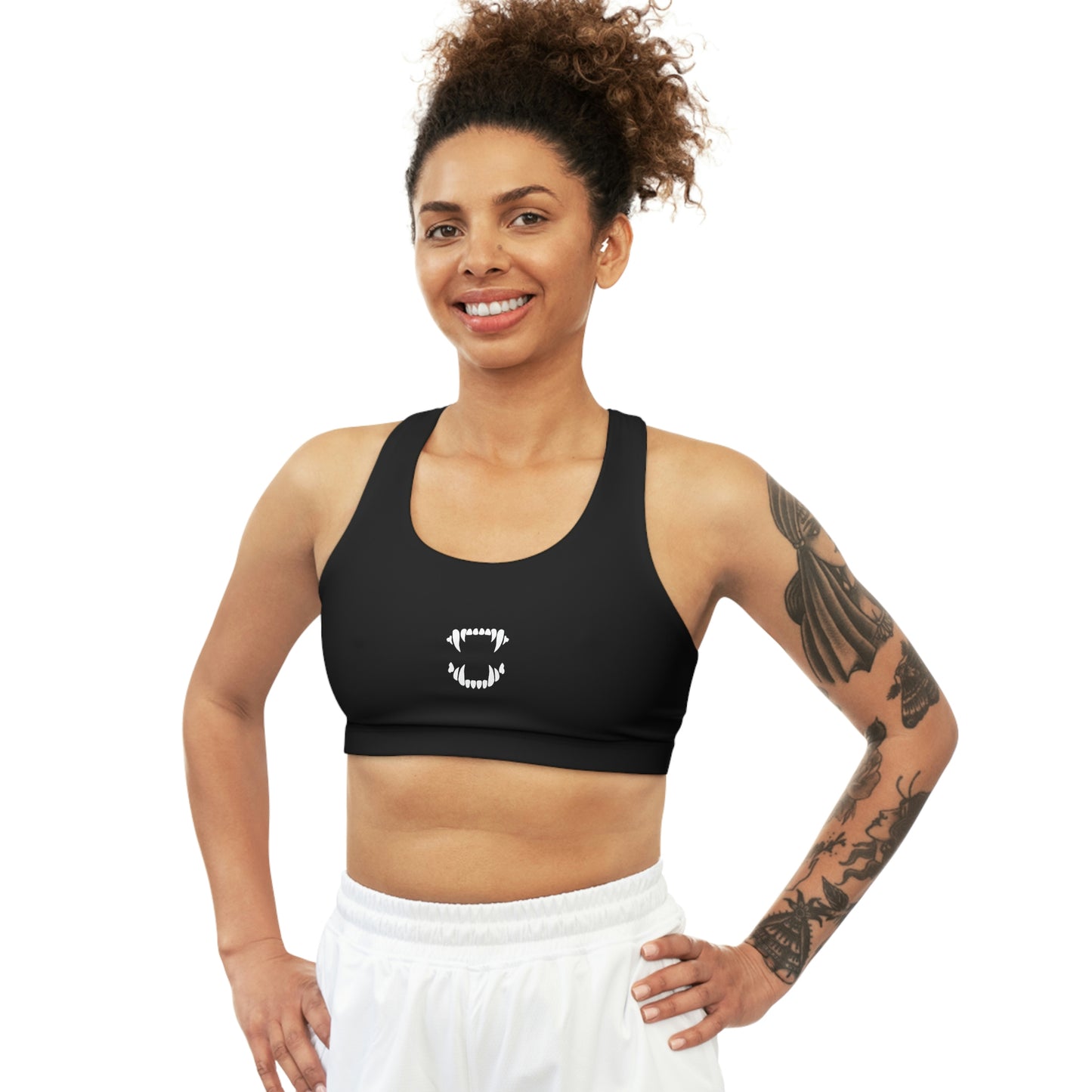 GFWP "Strong"Permanently Seamless Sports Bra (AOP)