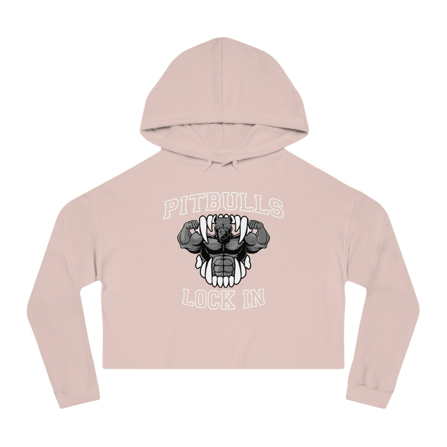 GFWP "Pitbulls Lock In" Women’s Cropped Hooded Sweatshirt