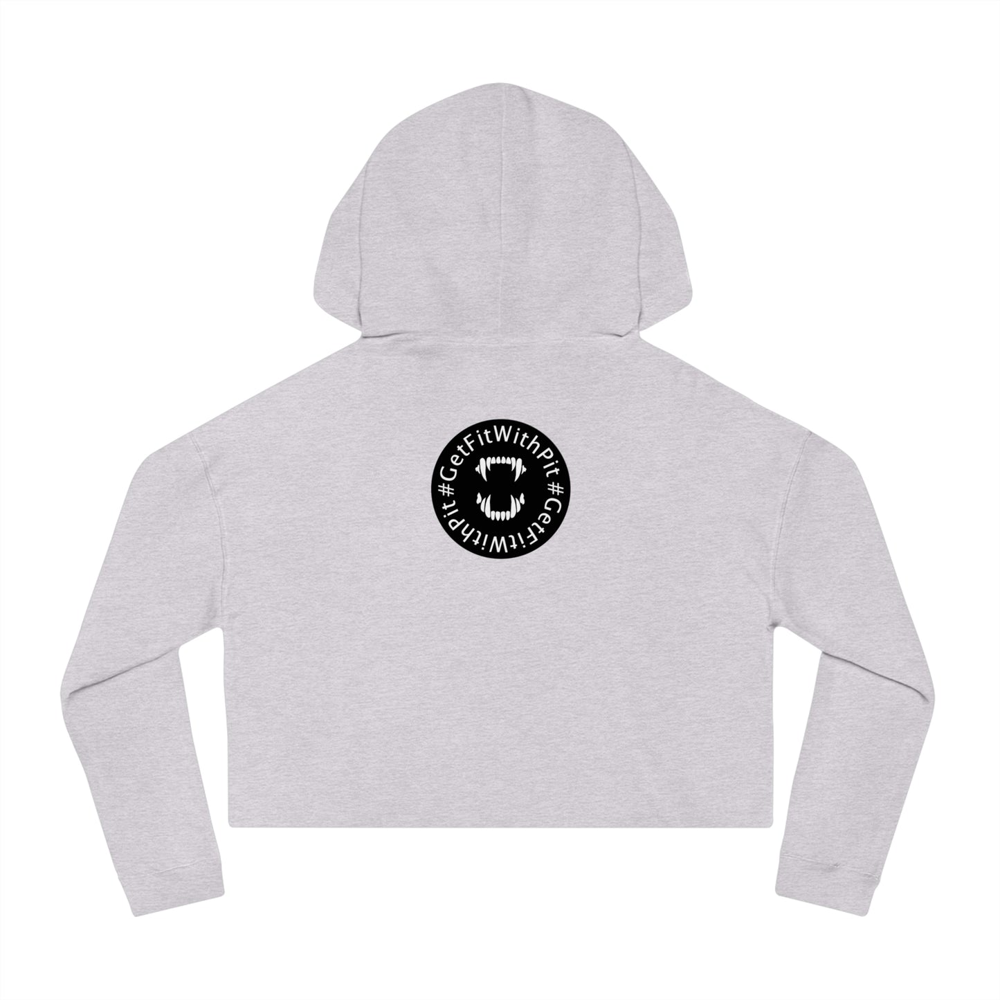 GFWP "Pitbulls" Graphic Cropped Hooded Sweatshirt