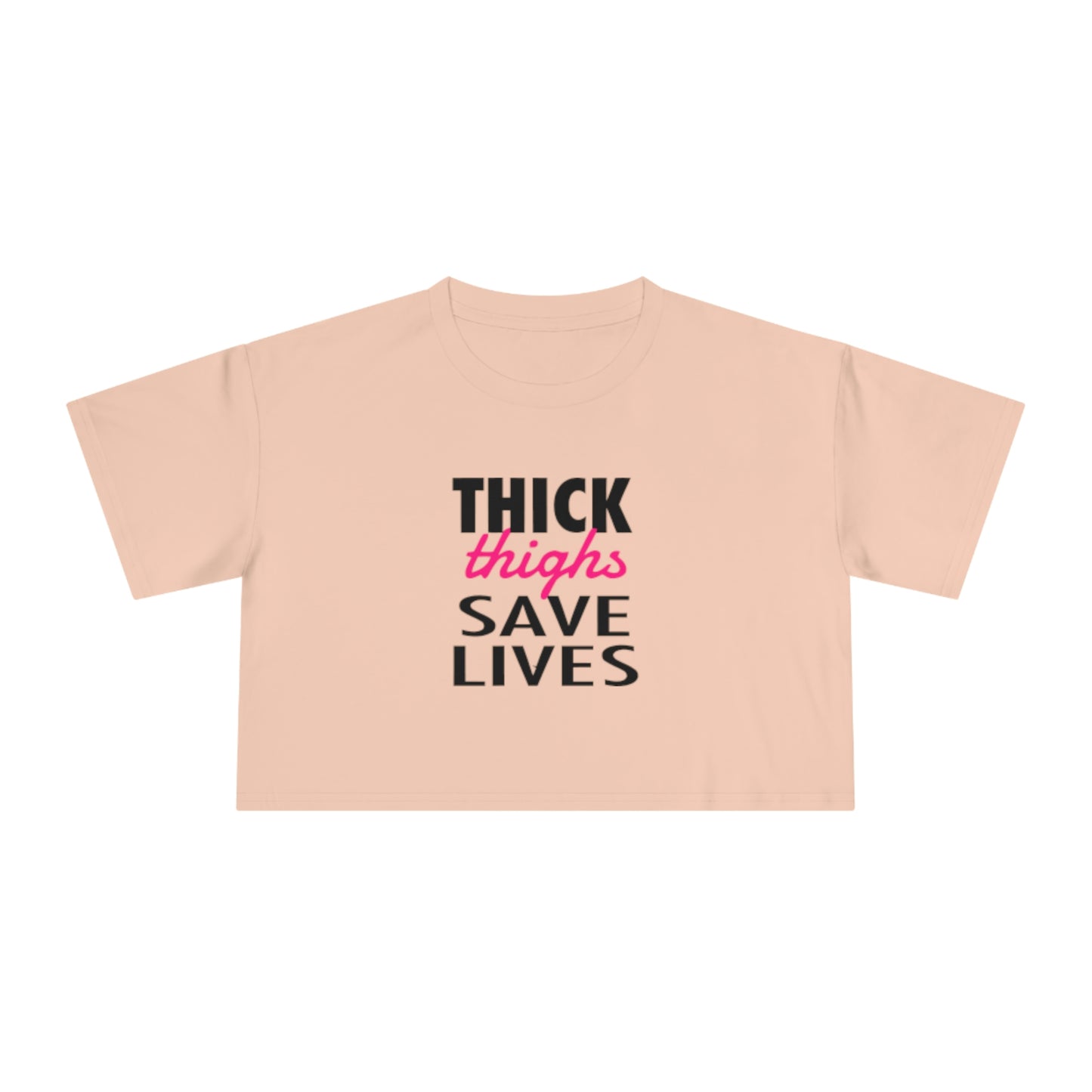 GFWP "Thick Thighs Save Lives" Women's Crop Tee