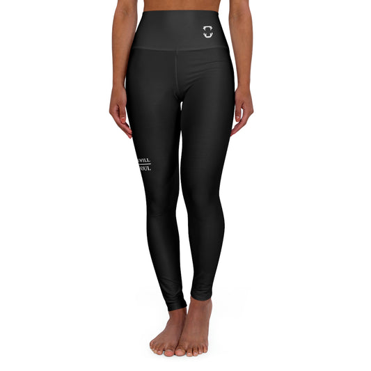 GFWP "Challenge Your Will" High Waisted Yoga Leggings (AOP)