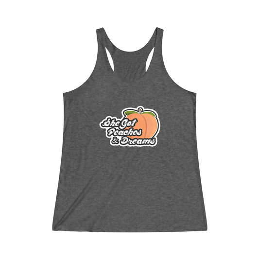 GFWP "Peaches And Dreams" Women's Tri-Blend Racerback Tank