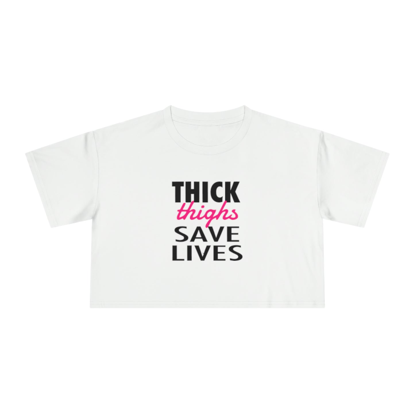 GFWP "Thick Thighs Save Lives" Women's Crop Tee