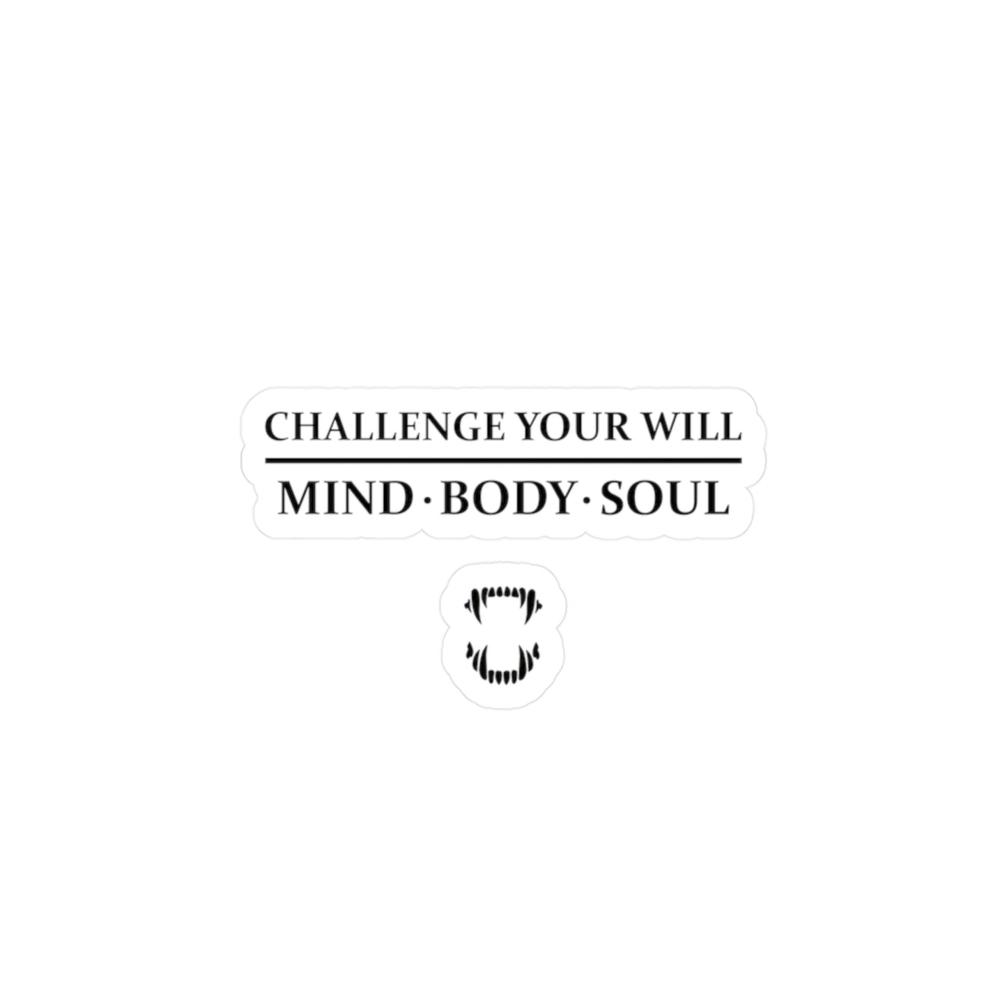GFWP "Challenge Your Will" Cut Vinyl Decals