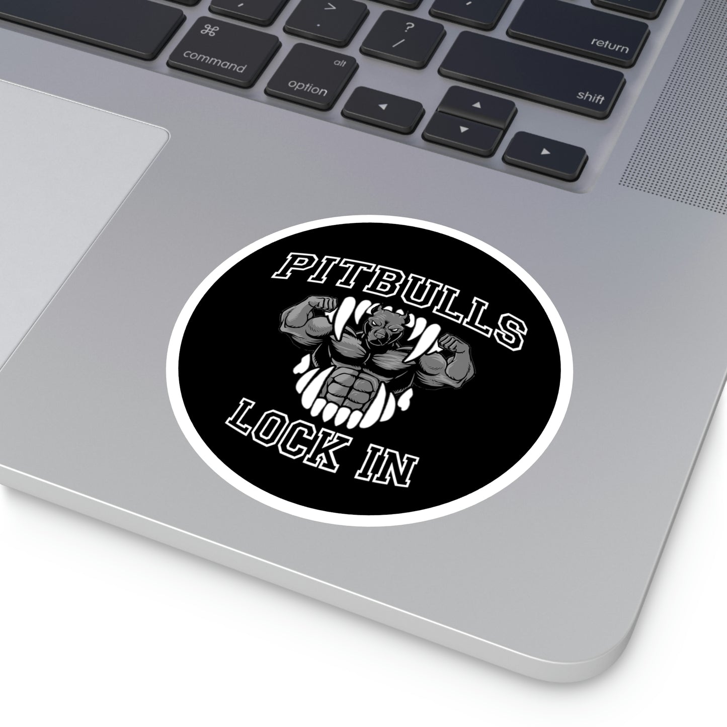 GFWP "Pitbulls Lock In" Round Stickers, Indoor\Outdoor