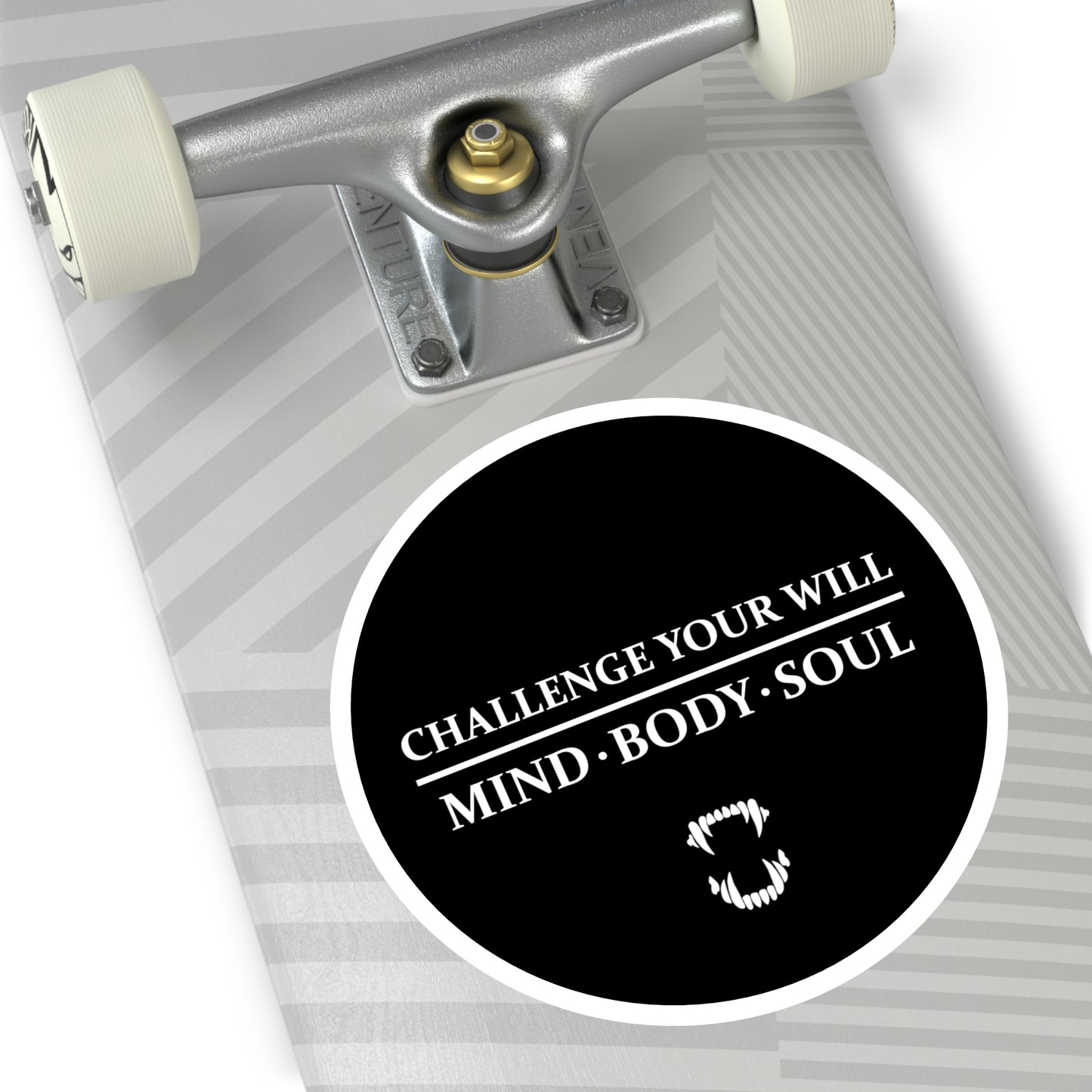 GFWP "Challenge Your Will" Round Stickers, Indoor\Outdoor