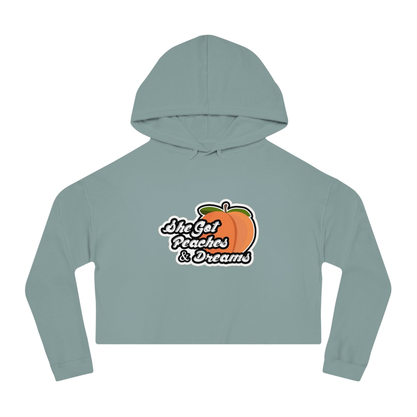 GFWP "Peaches And Dreams" Women’s Cropped Hooded Sweatshirt