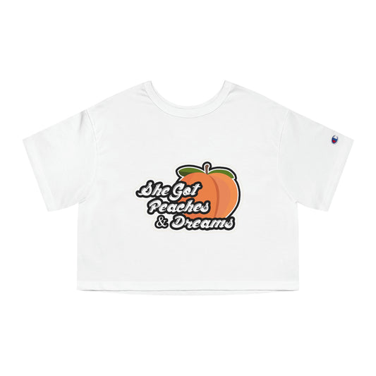 GFWP "Peaches And Dreams" Champion Women's Cropped T-Shirt